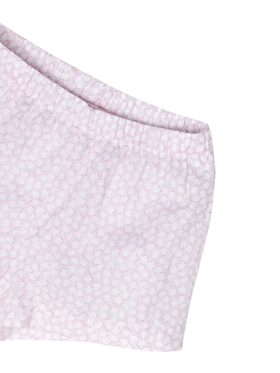 Il Gufo Floral-print Cotton Shorts In Multicolour