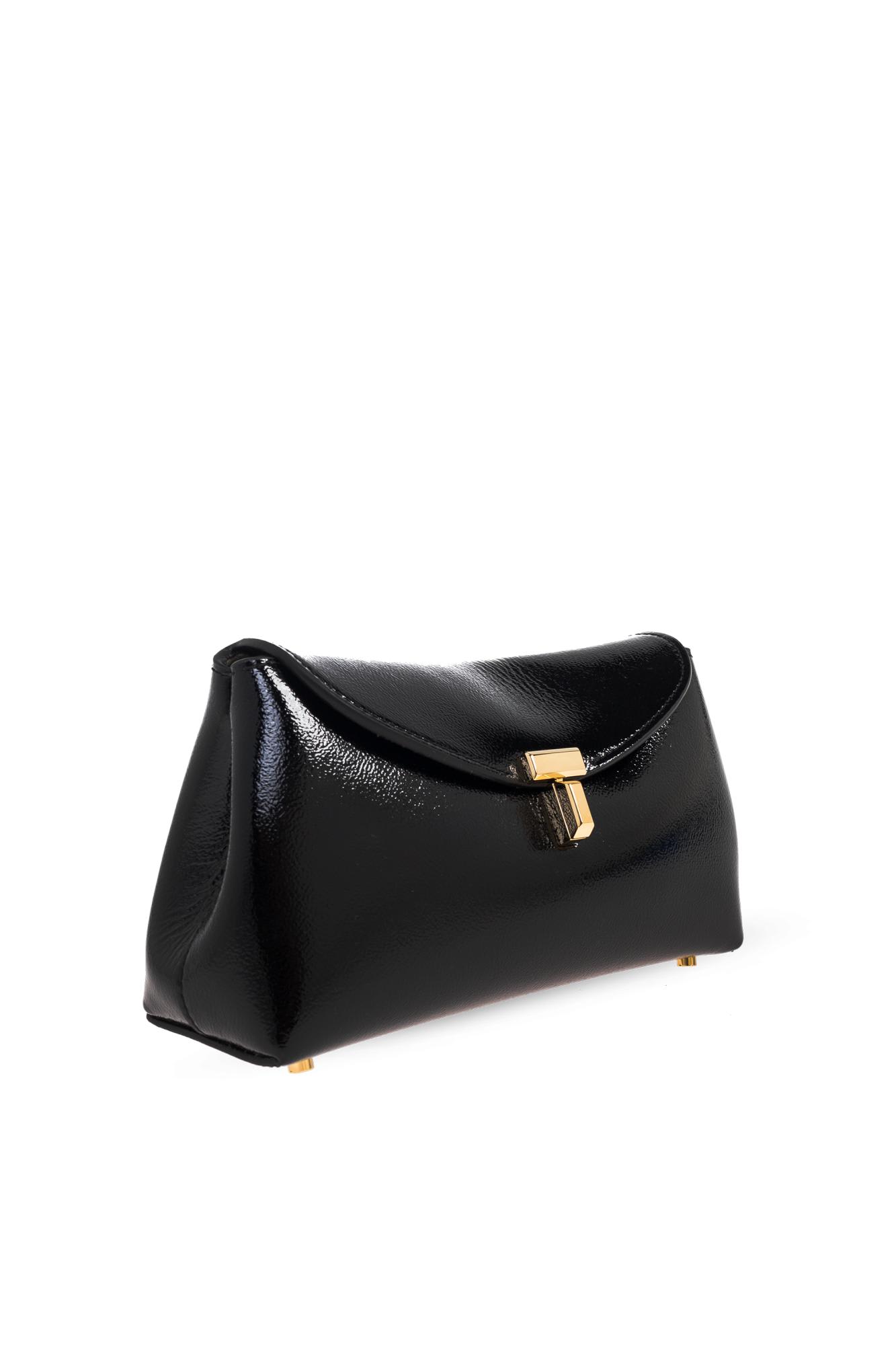 Totême Toteme T-lock Mini Clutch In Black