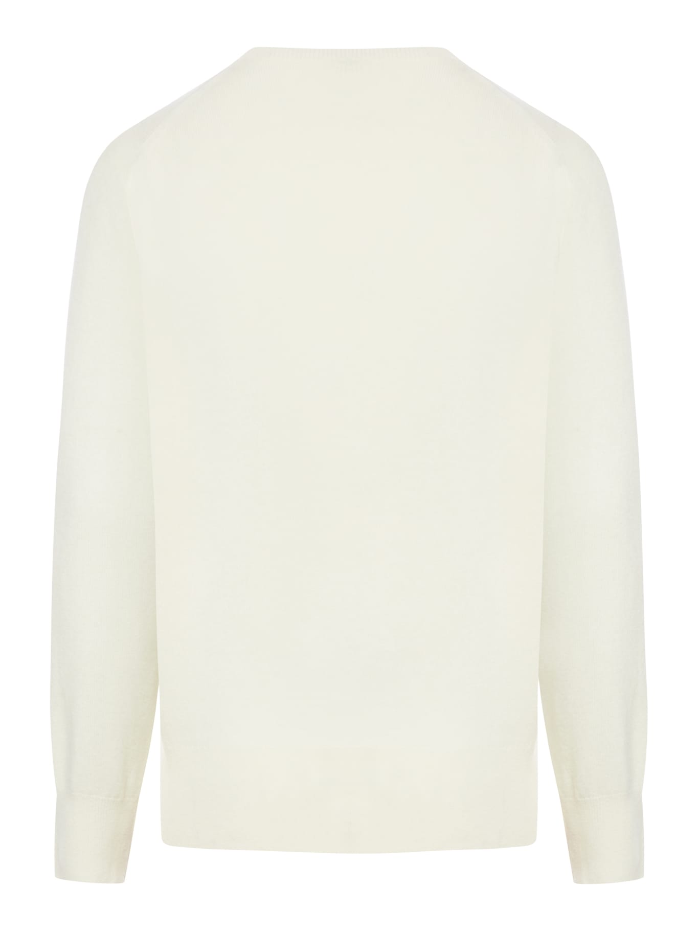 Shop Totême Toteme Cashmere Sweater In Meringue