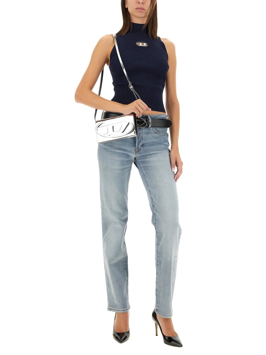 Shop Diesel Top M-onervax In Blue