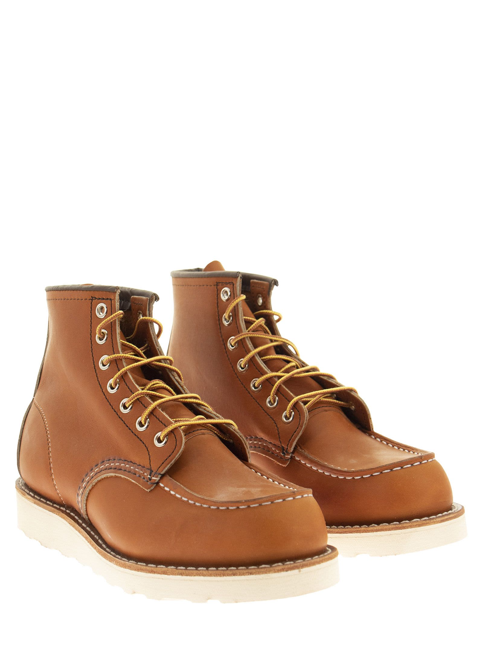 Shop Red Wing Classic Moc 875 - Lace-up Boot In Sienna