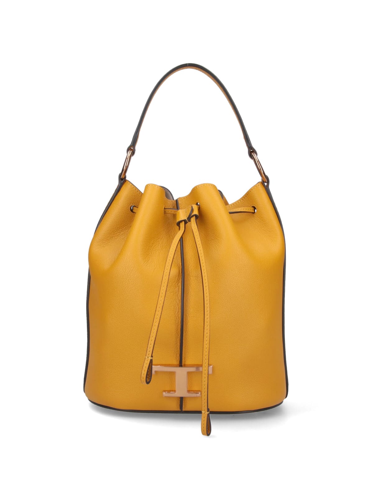 Tod's Small Bucket Bag T Timeless In Yellow