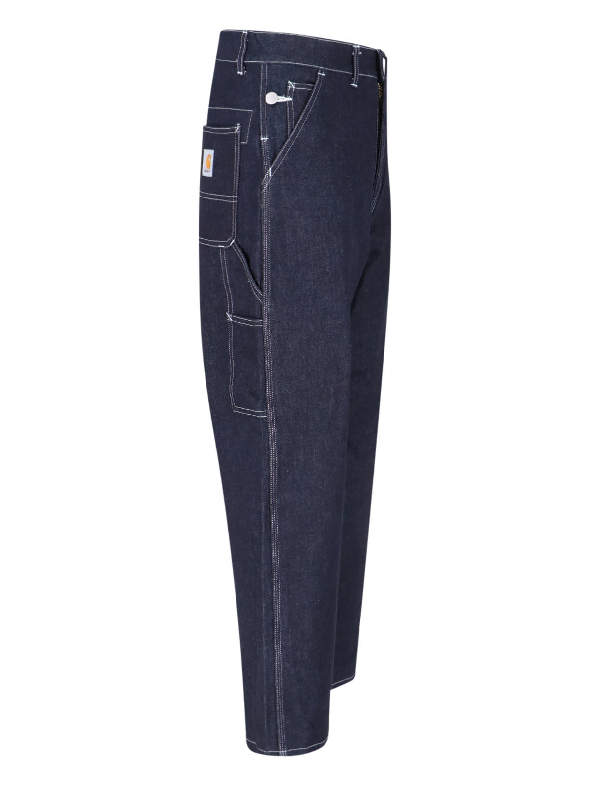 Shop Junya Watanabe X Carhartt Wip Carpenter Jeans In Blue