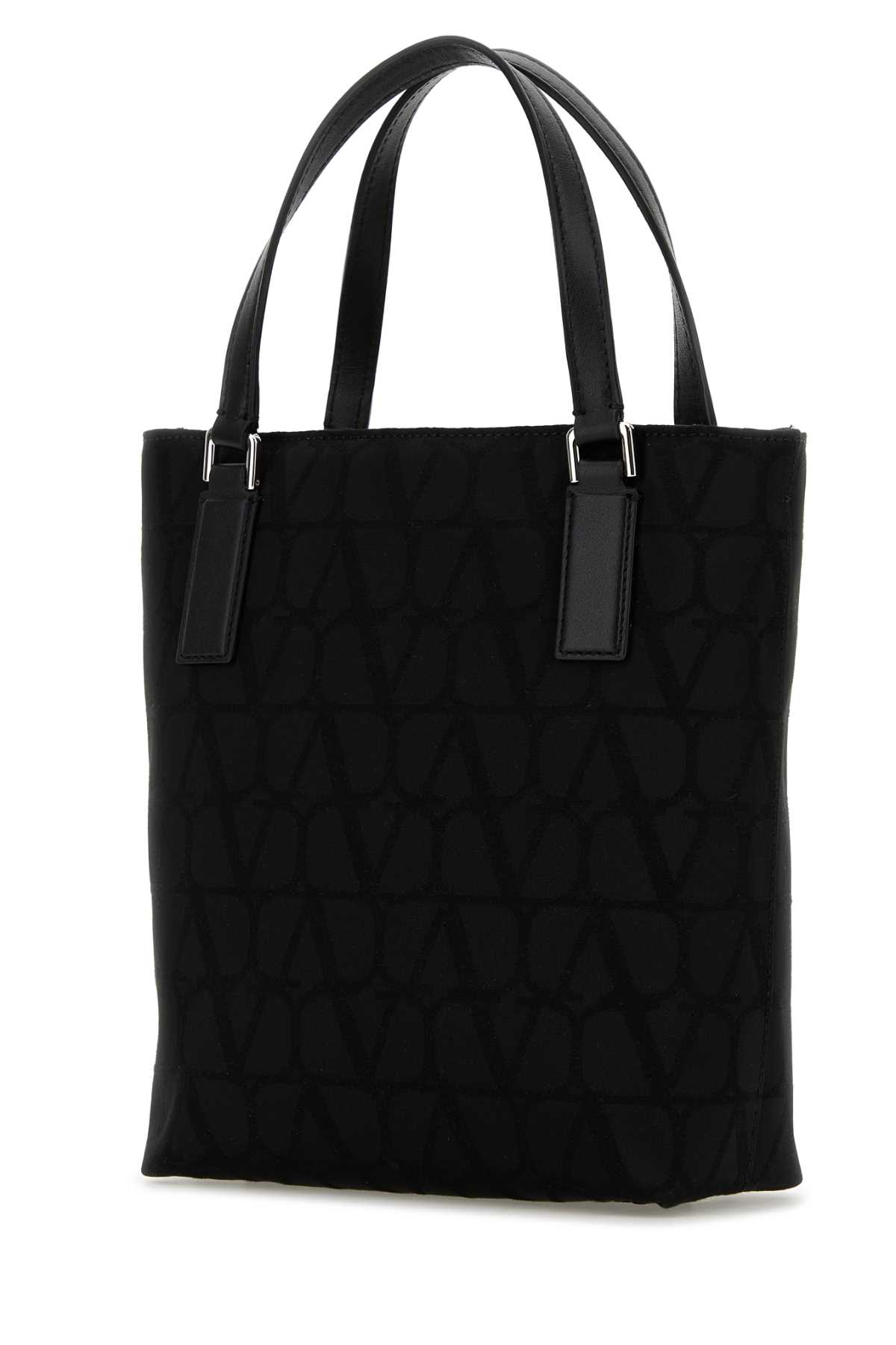 Shop Valentino Toile Iconographe Shopping Bag In Nero