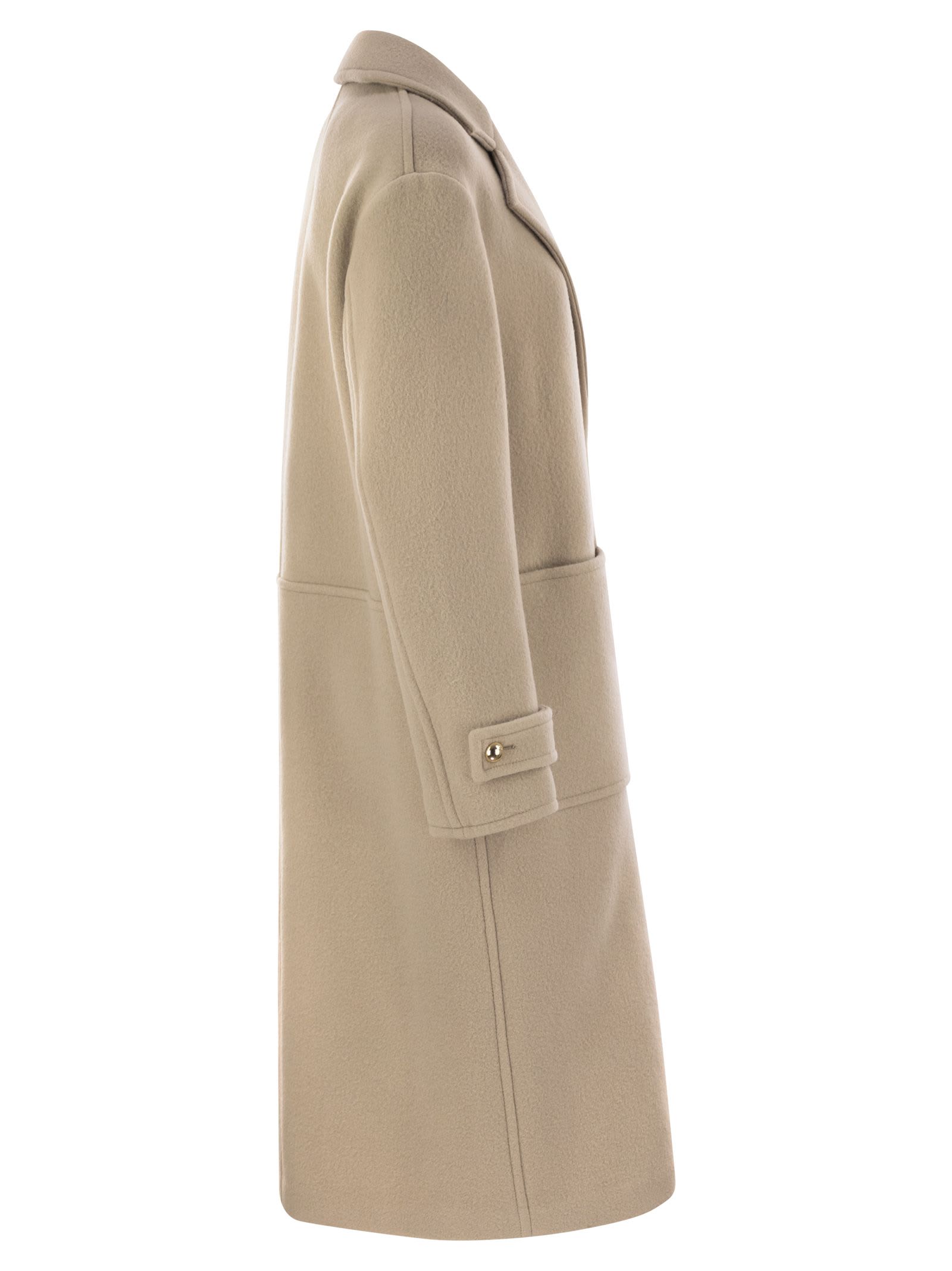 Fay Contemporary Wool And Cashmere Jacket In Beige