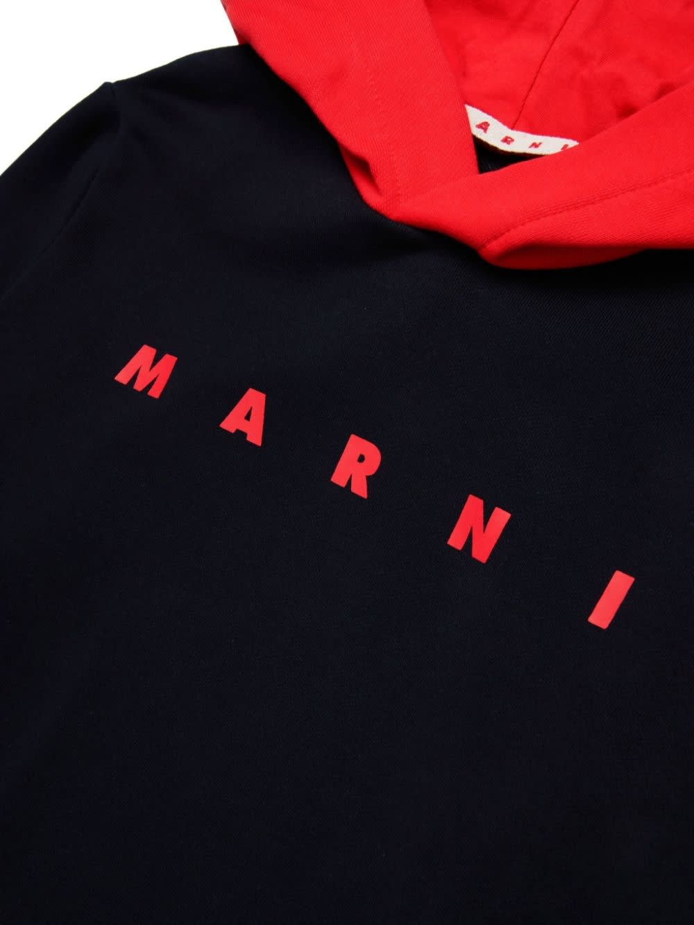 Shop Marni Sweatshirt With Logo In Black