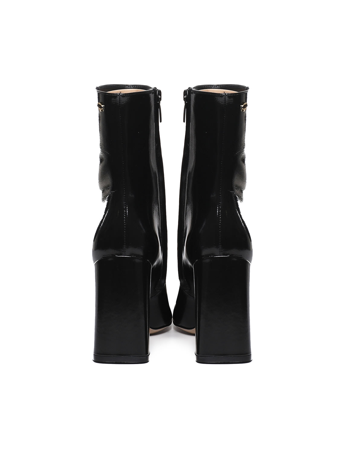 Shop Gianvito Rossi Nuit Boots In Patent Leather In Black