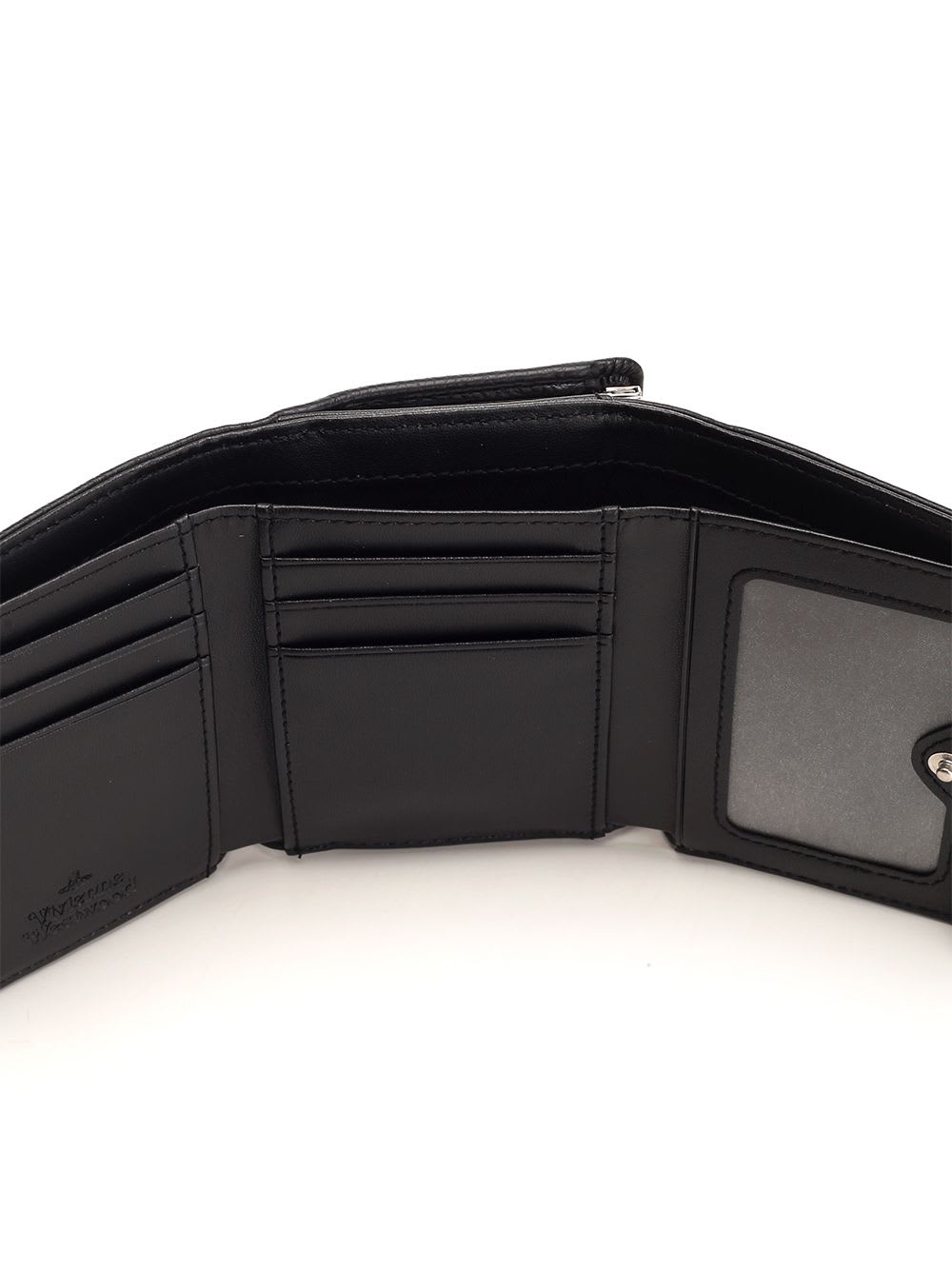 Shop Vivienne Westwood Small Frame Wallet In Black