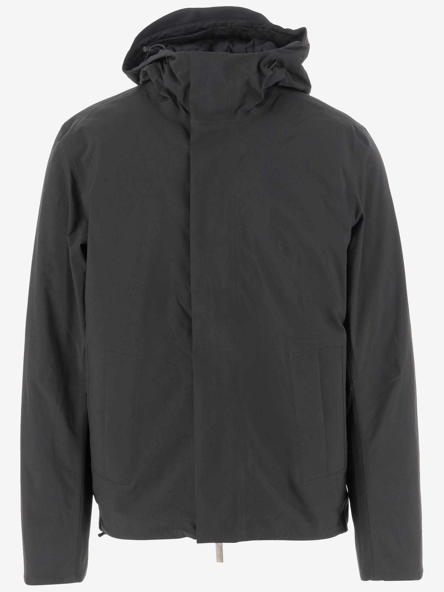 K-way Nylon Bonded Jacket In Gray