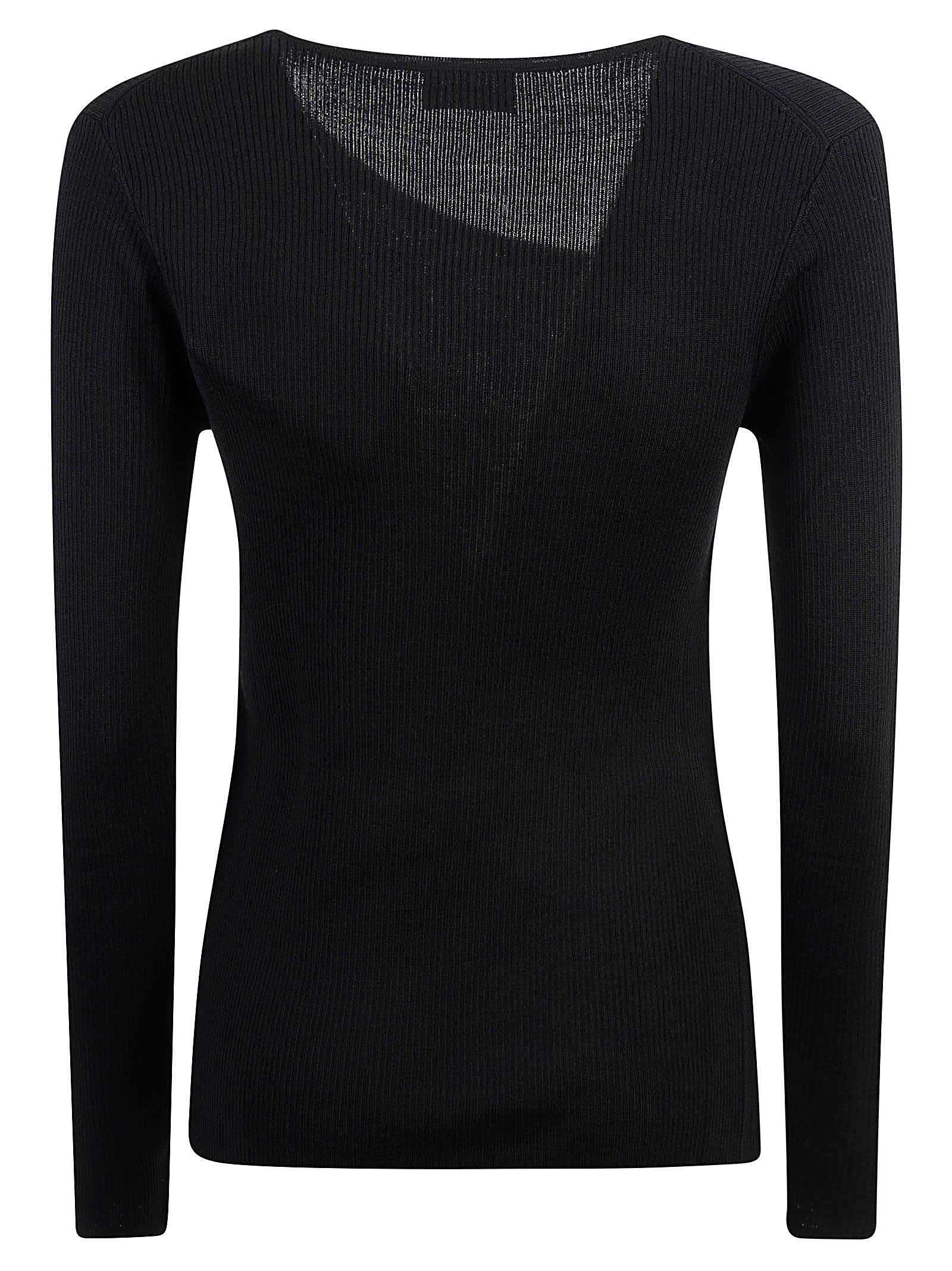 Shop P.a.r.o.s.h Leila Sweater In Nero