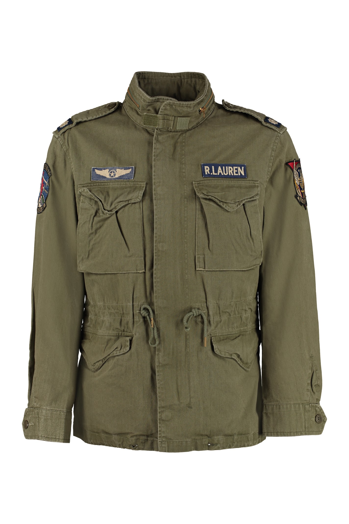 ralph lauren army jacket with patches