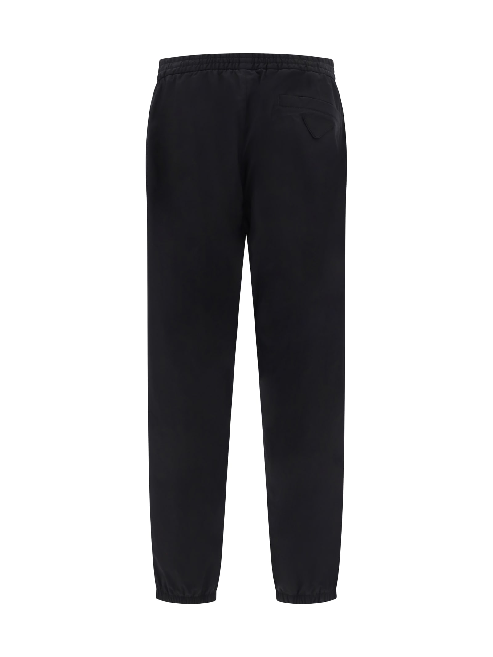 Shop Prada Pants In Nero