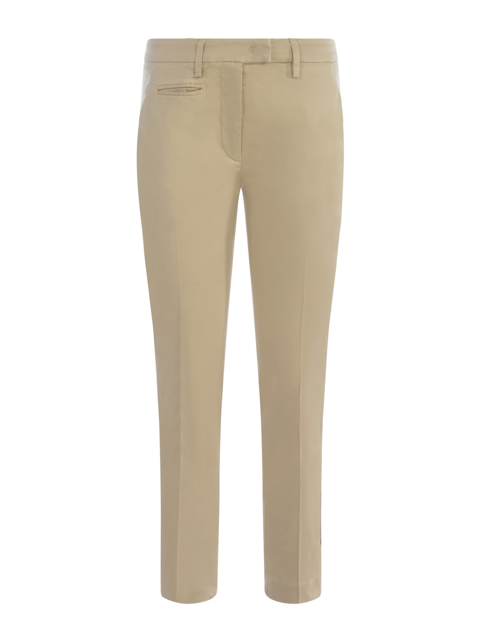 DONDUP TROUSERS DONDUP PERFECT IN STRETCH COTTON
