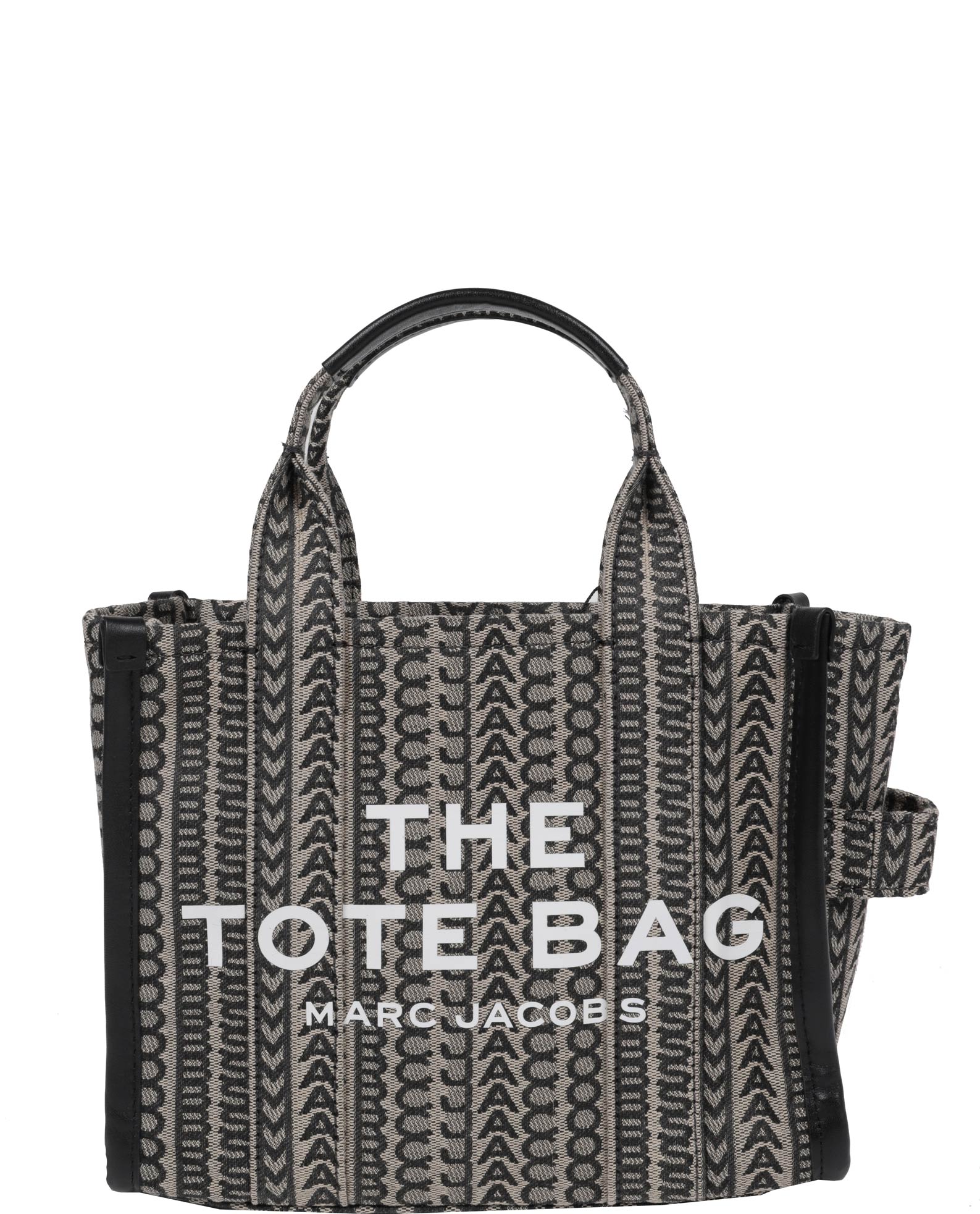 Marc Jacobs Beige Monogram Mini Tote Bag