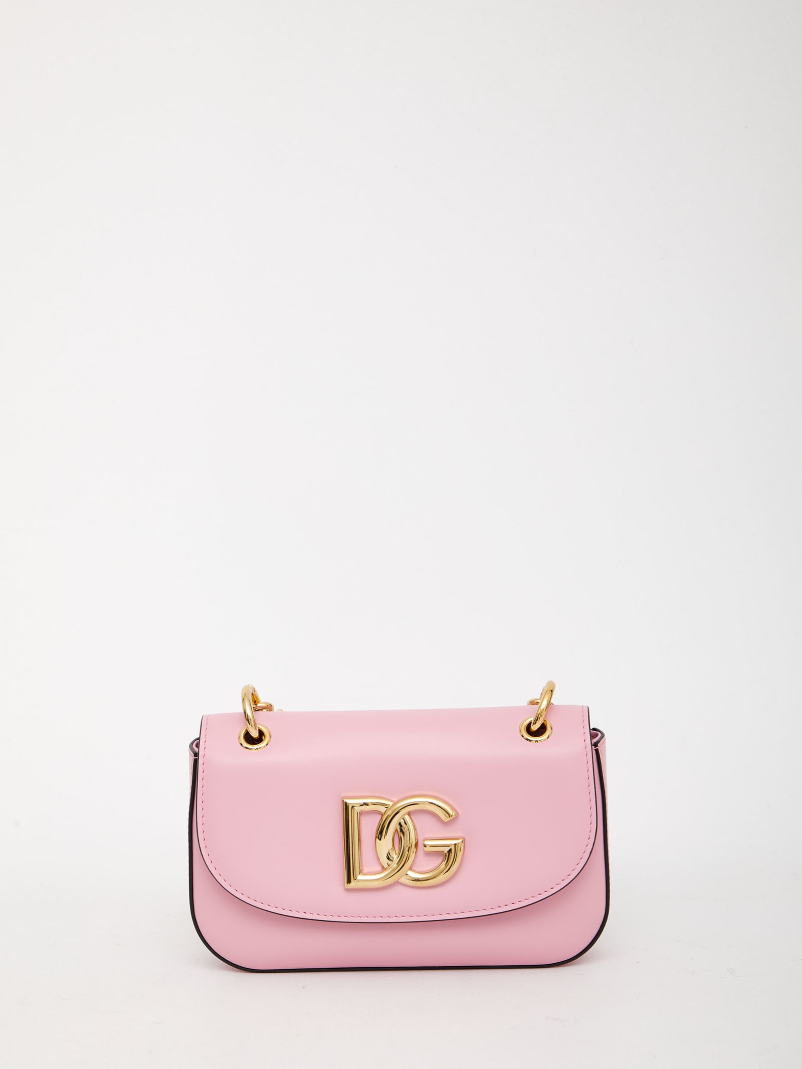 Dolce & Gabbana 3.5 Pink Leather Bag