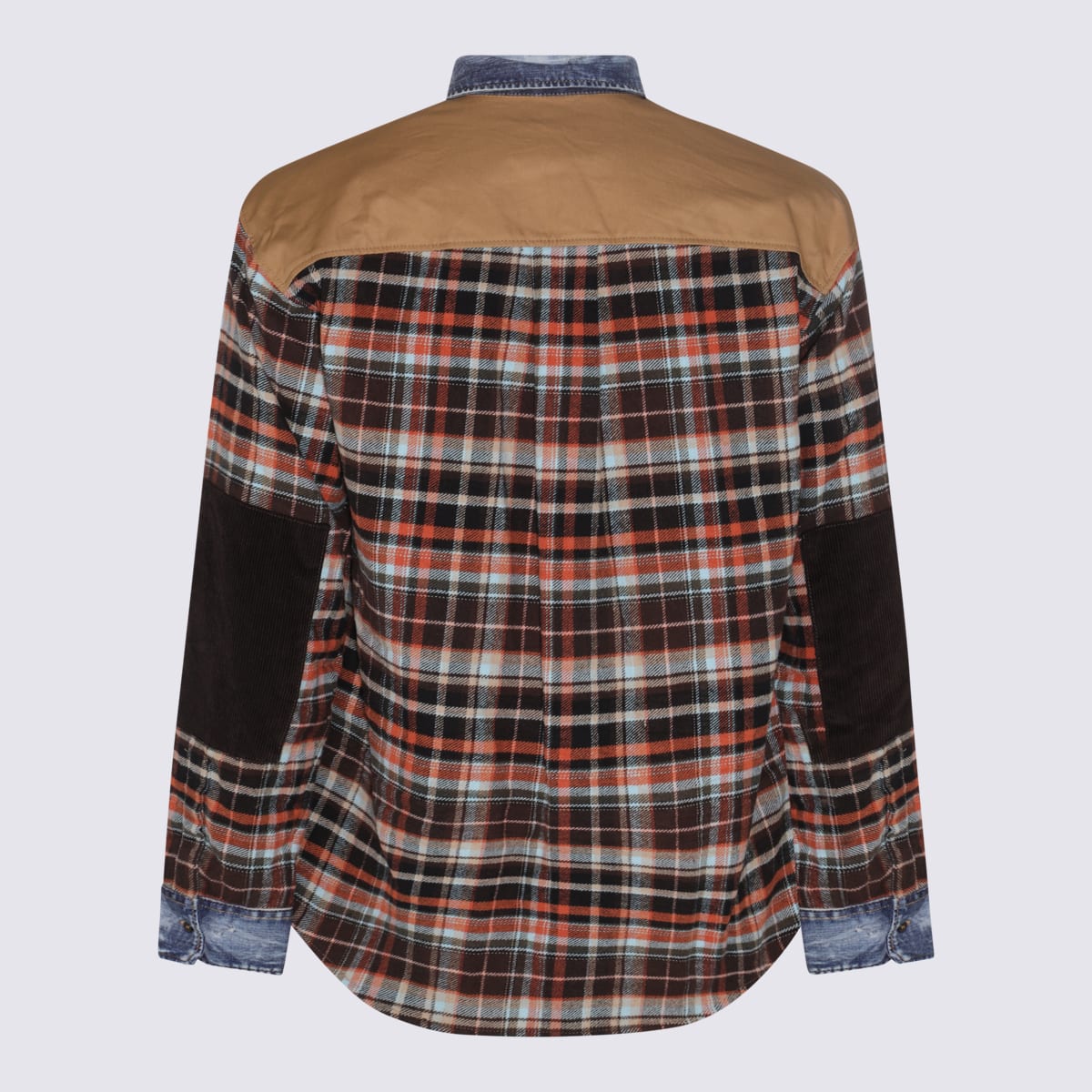 Shop Dsquared2 Multicolour Flanel Cotton Shirt In Red