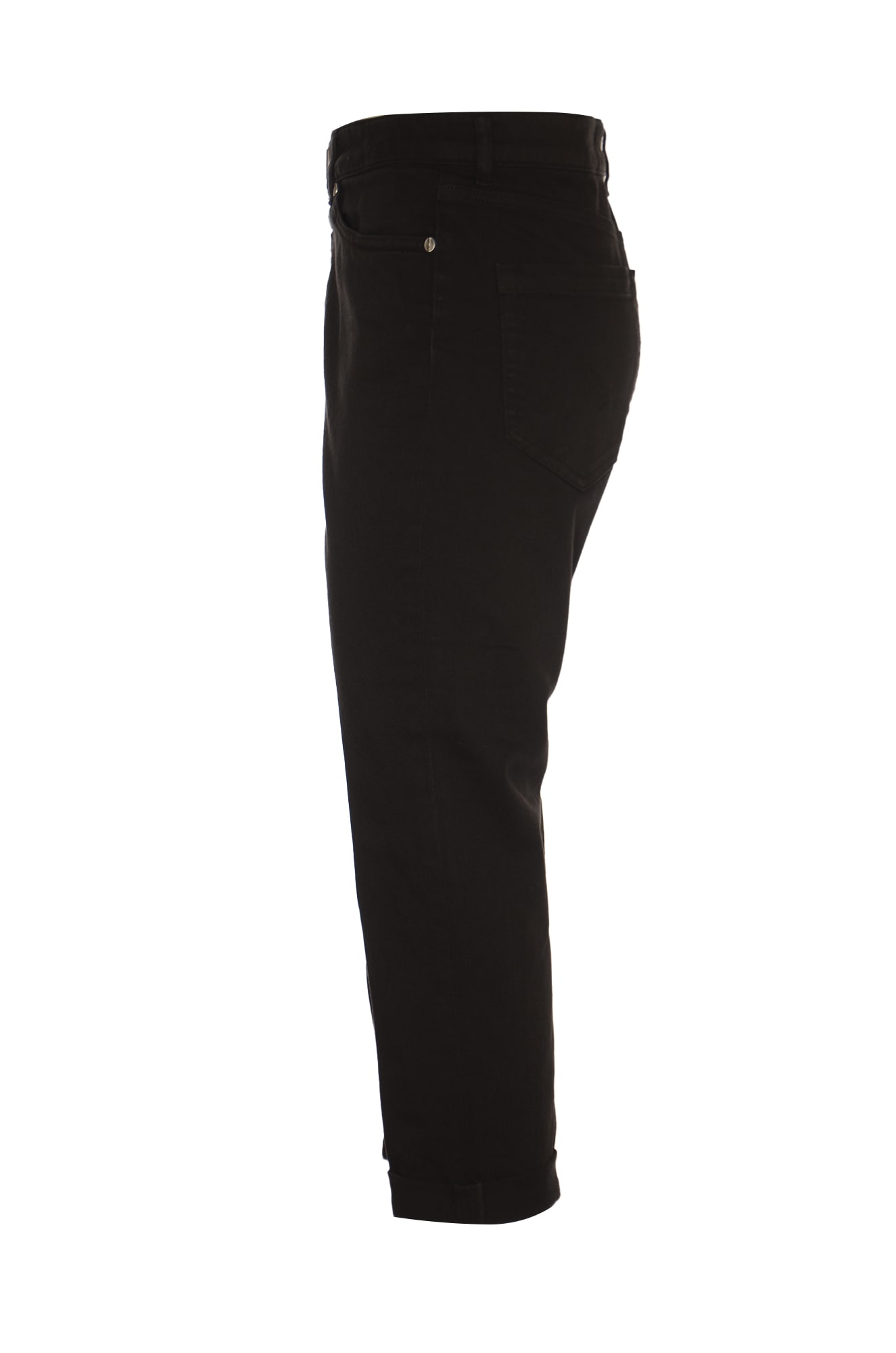 Dondup Woman Pants Black Size 31 Cotton, Elastomultiester, Elastane In Black