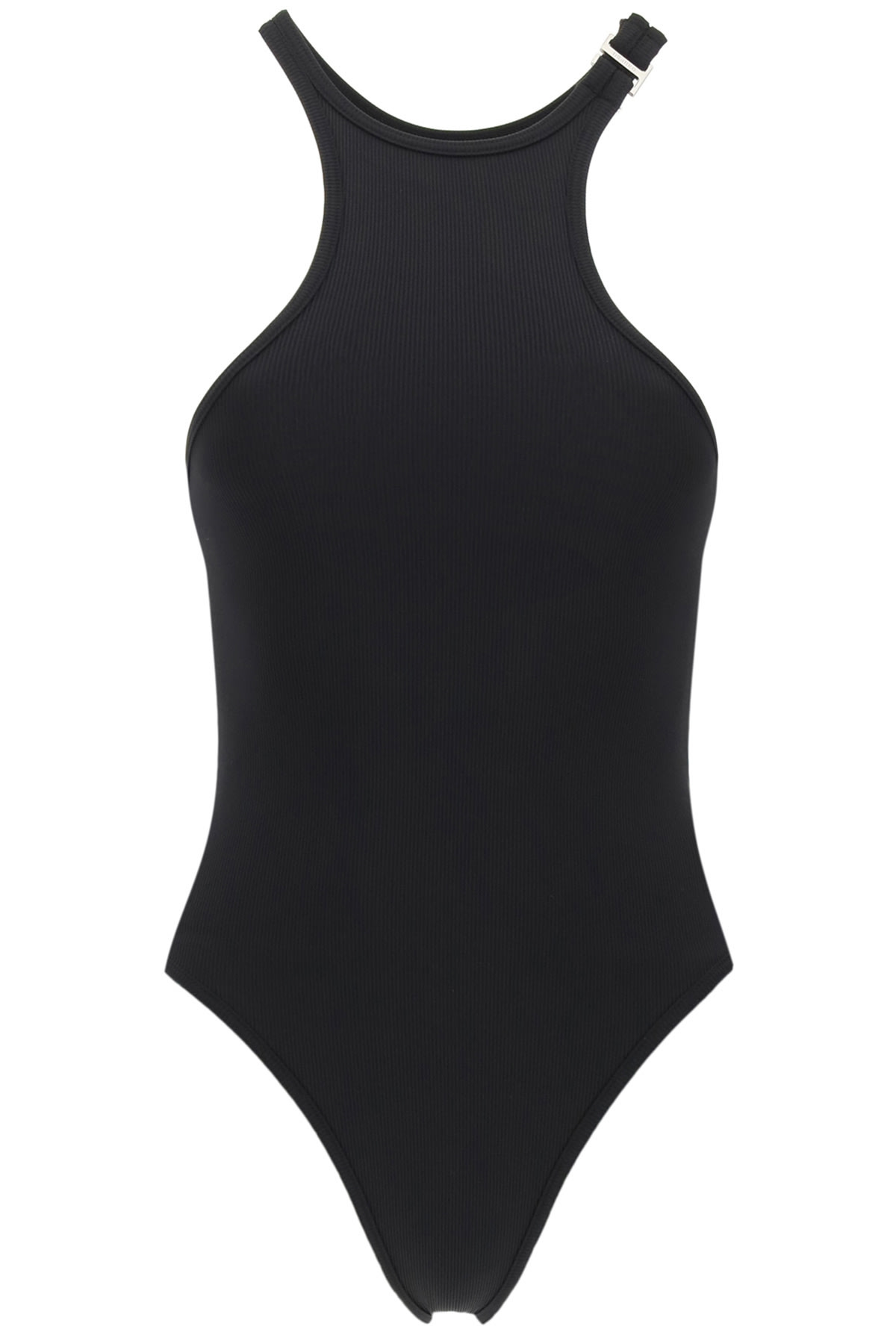 The Attico Ribbed One-piece Swimsuit