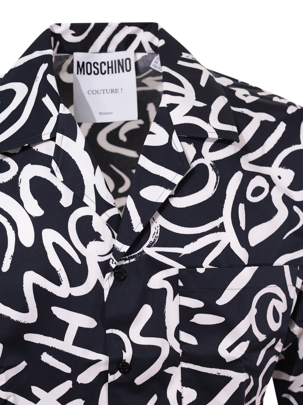 Shop Moschino Shirt In Black