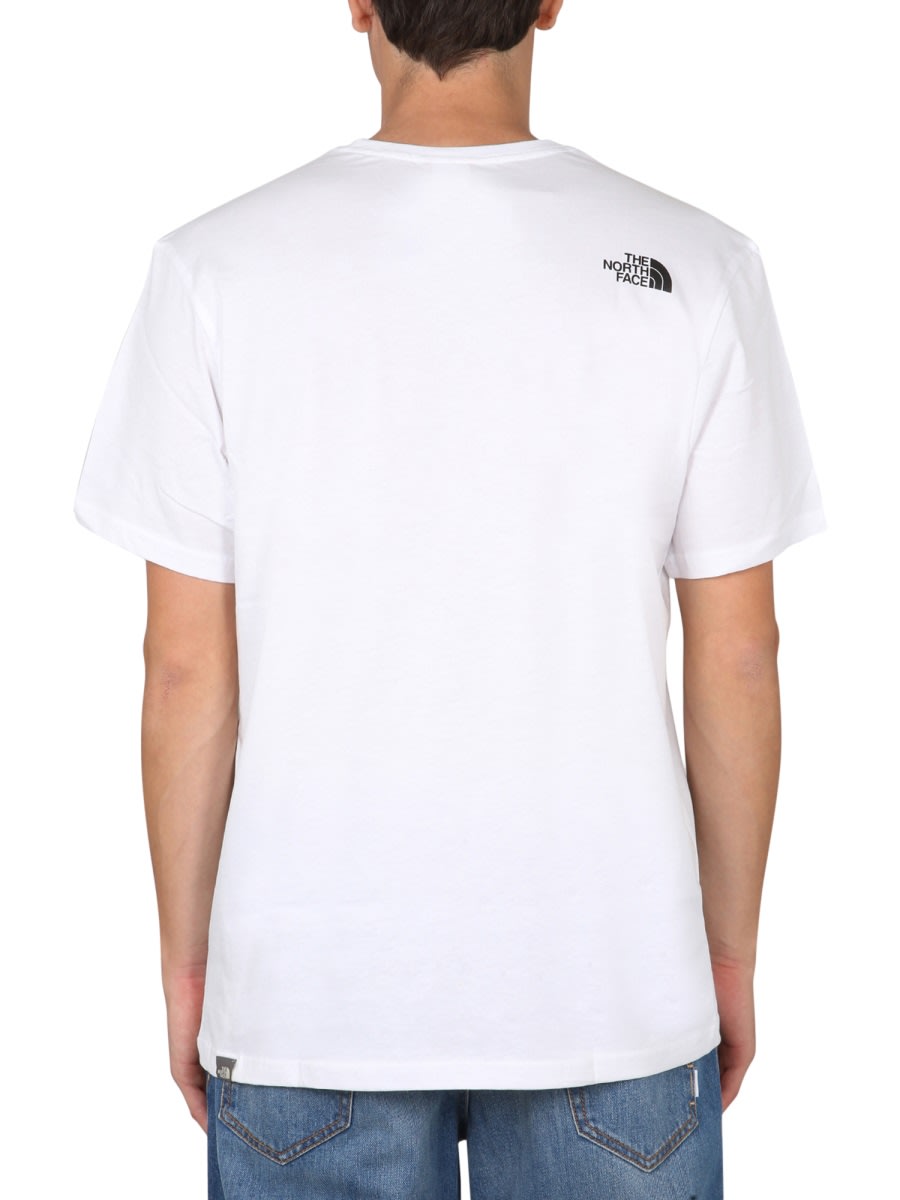 Shop The North Face Logo Print T-shirt In White