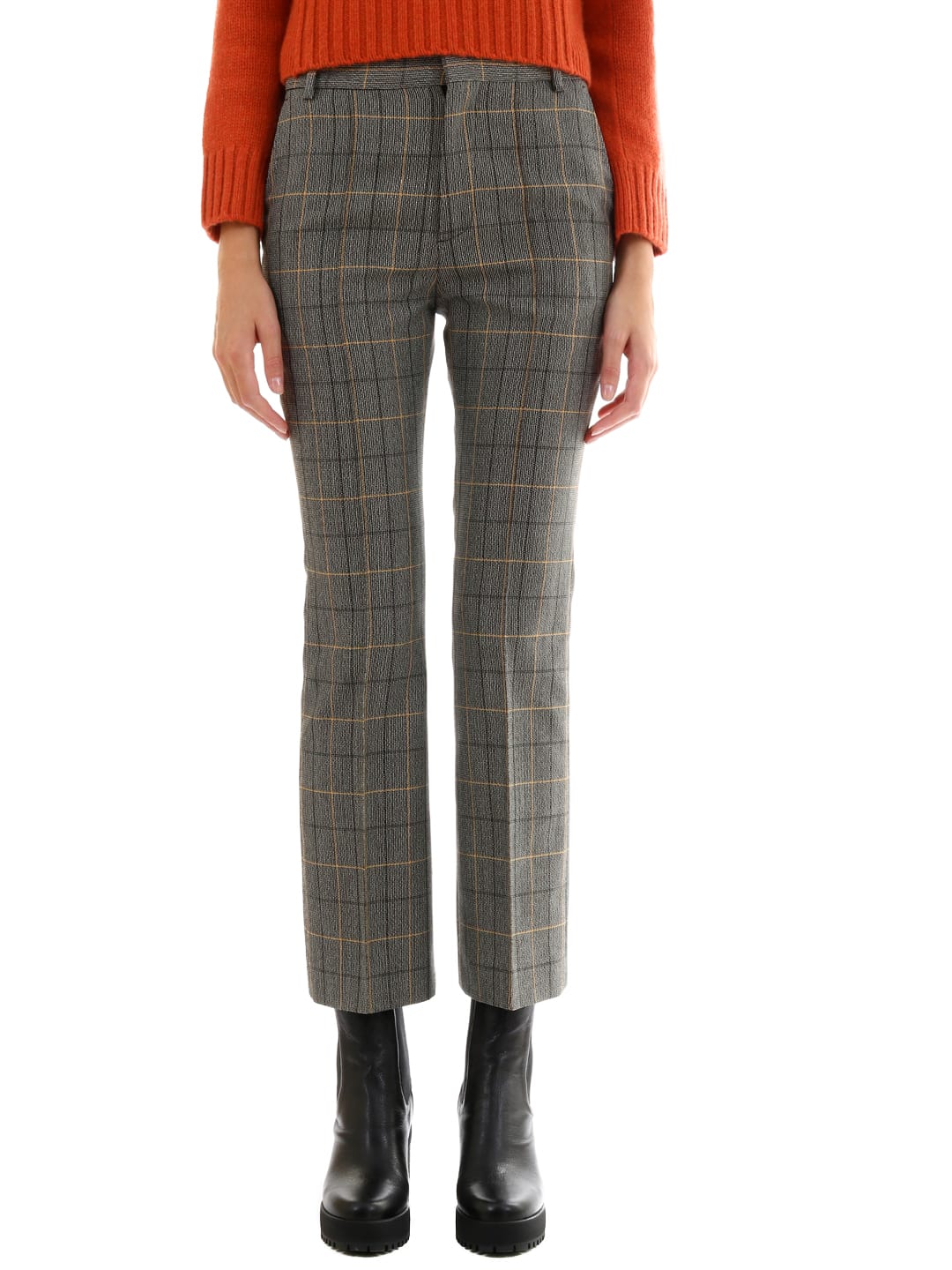 Plan C Checked Trousers