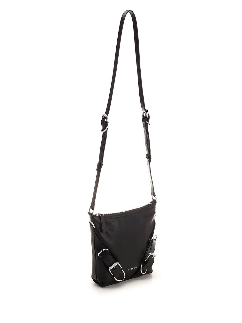 Shop Givenchy Small Voyou Crossbody Bag In Black