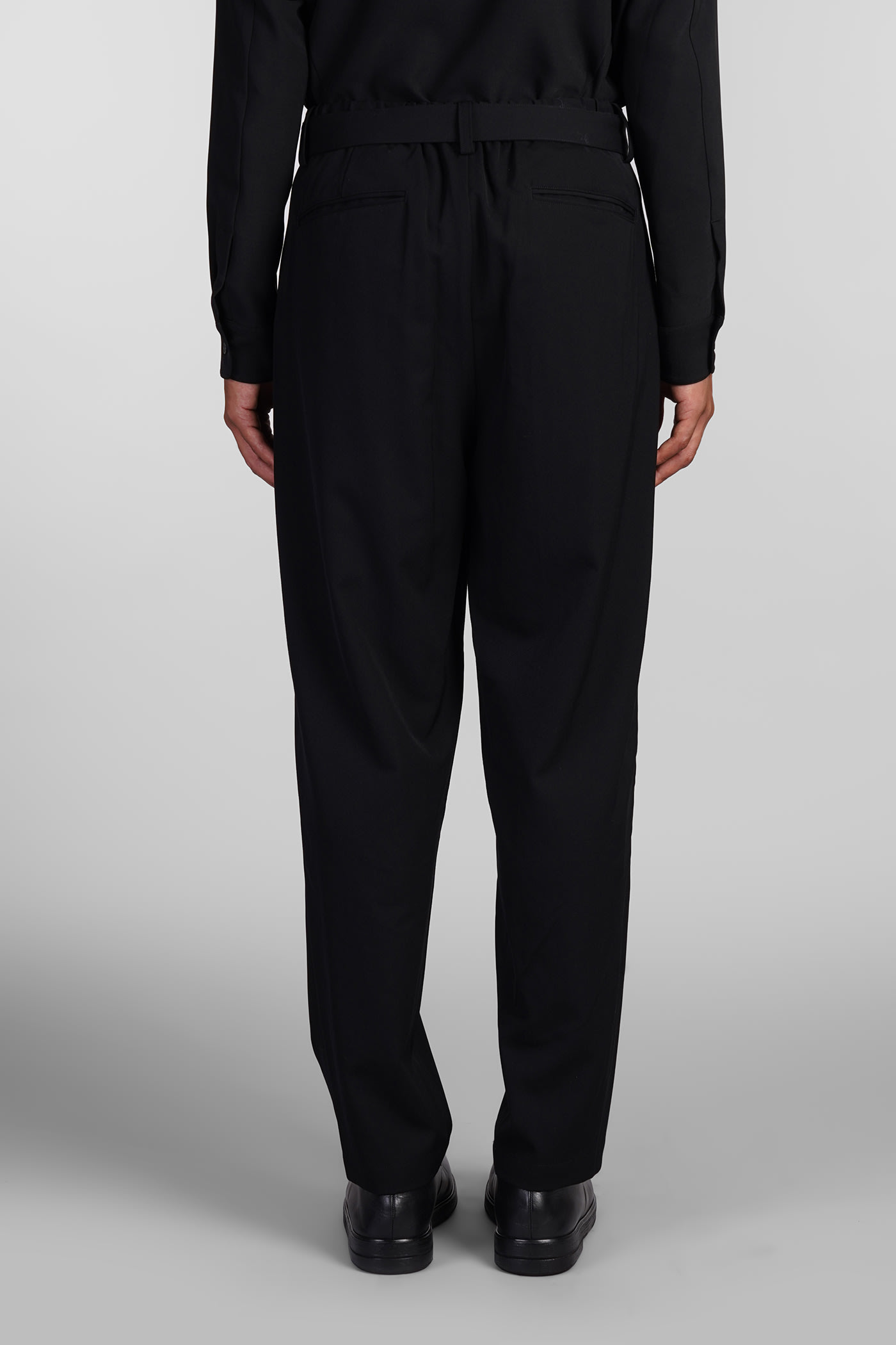 Shop Attachment Pants In Black Wool