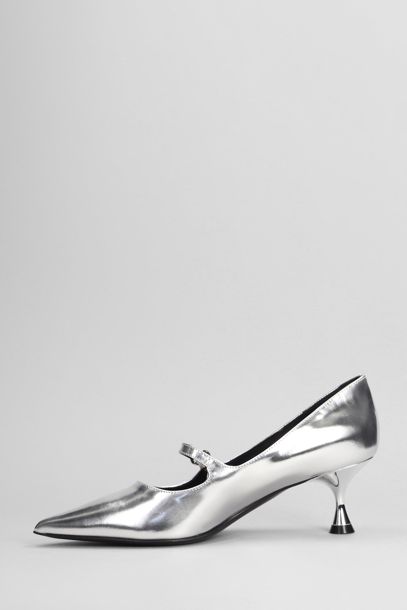 Shop Marc Ellis Pumps In Silver Leather