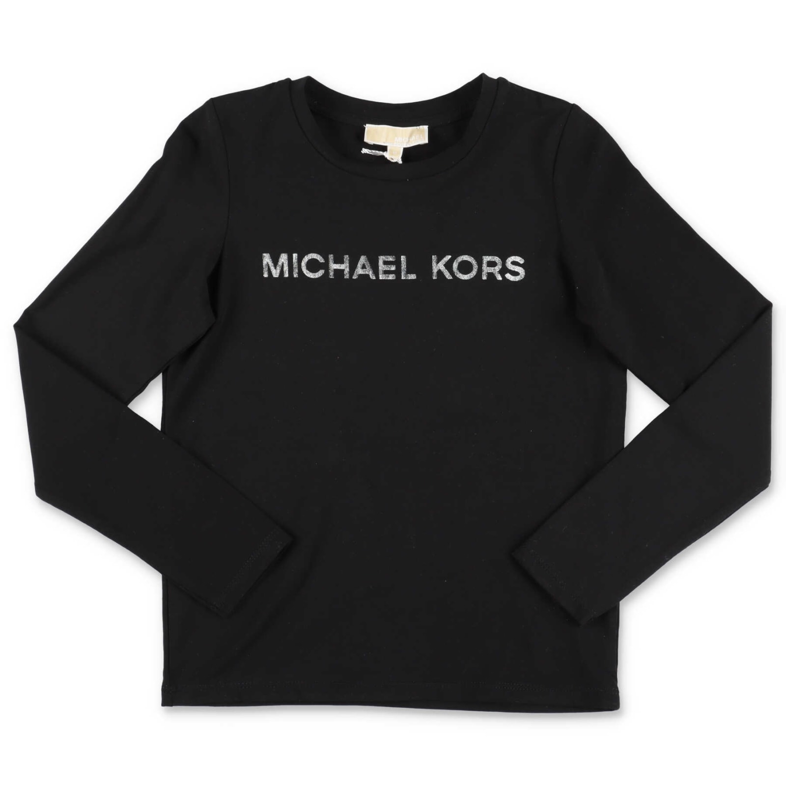 Michael Kors T-shirt Nera In Jersey Di Cotone