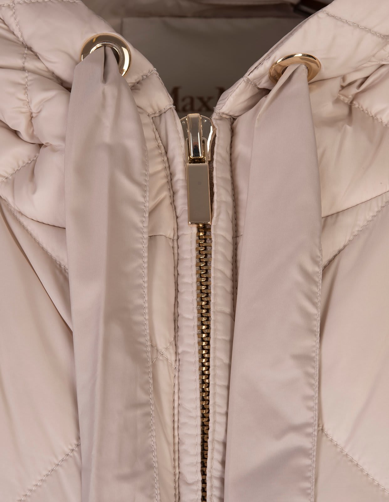 Shop Max Mara The Cube Belted Zip-up Jacket In White