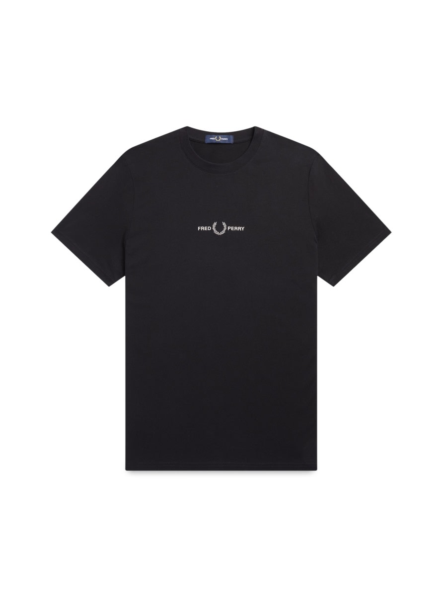 T-shirt With Logo Embroidery