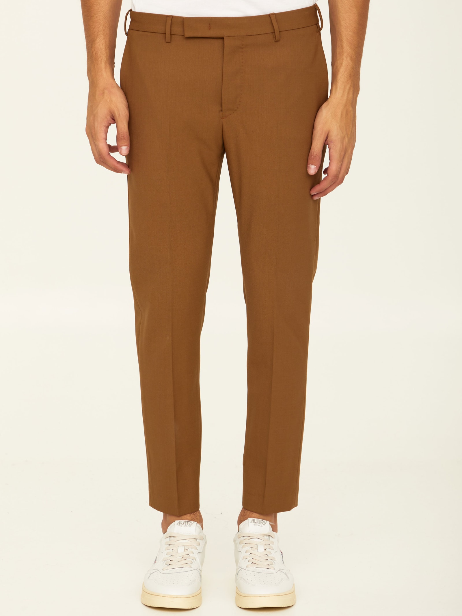 PT01 Camel Wool Trousers