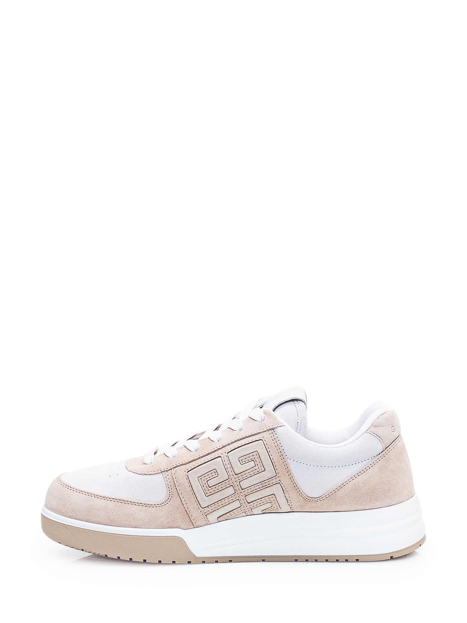 Shop Givenchy G4 Low-top Sneaker In Beige White