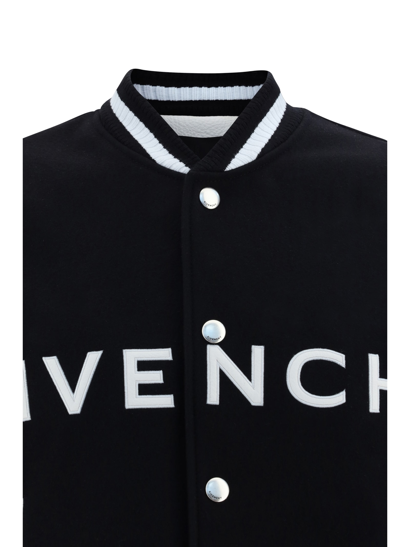 Shop Givenchy Varsity College Jacket In Black
