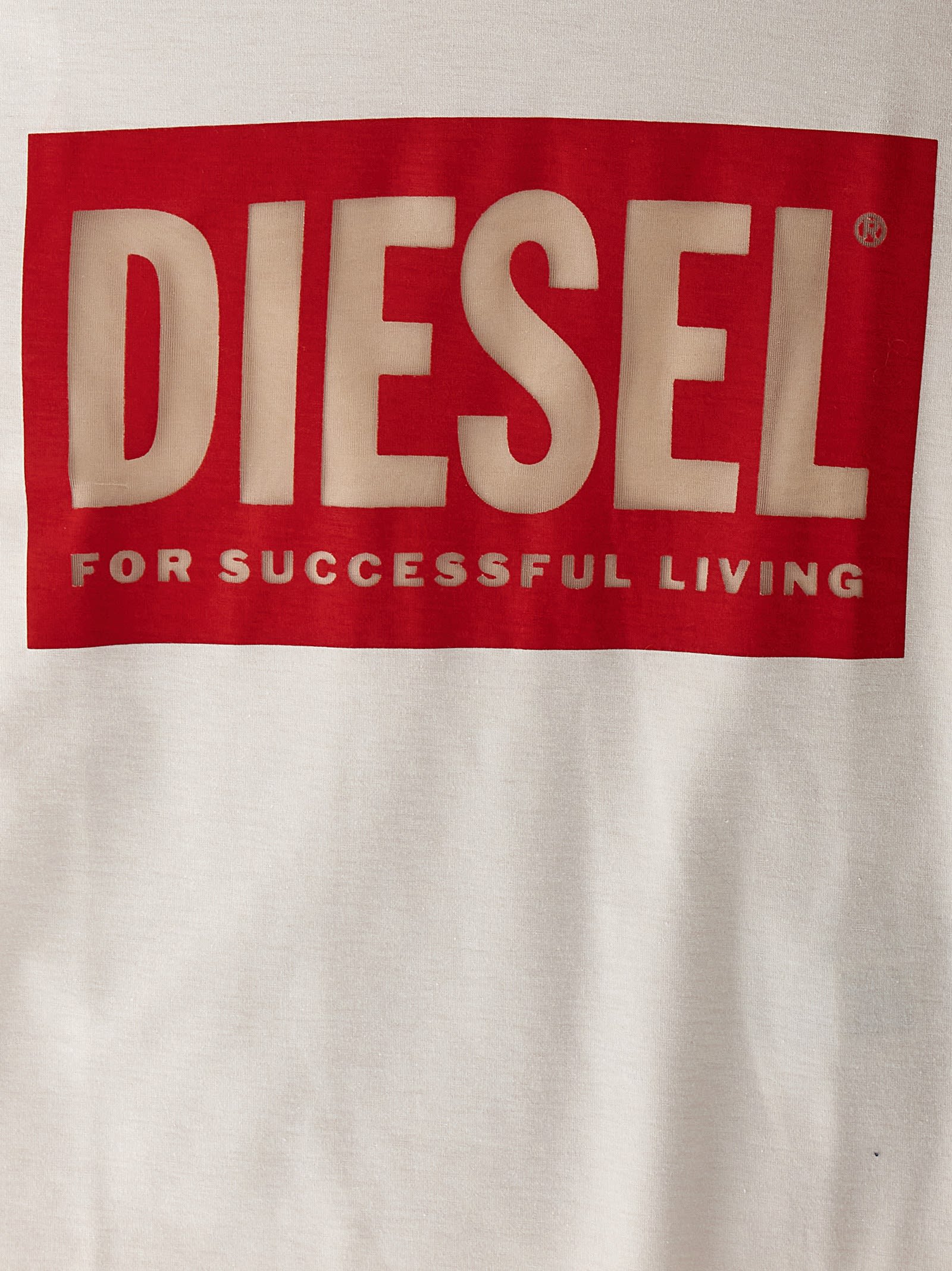 Shop Diesel T-malun T-shirt In White