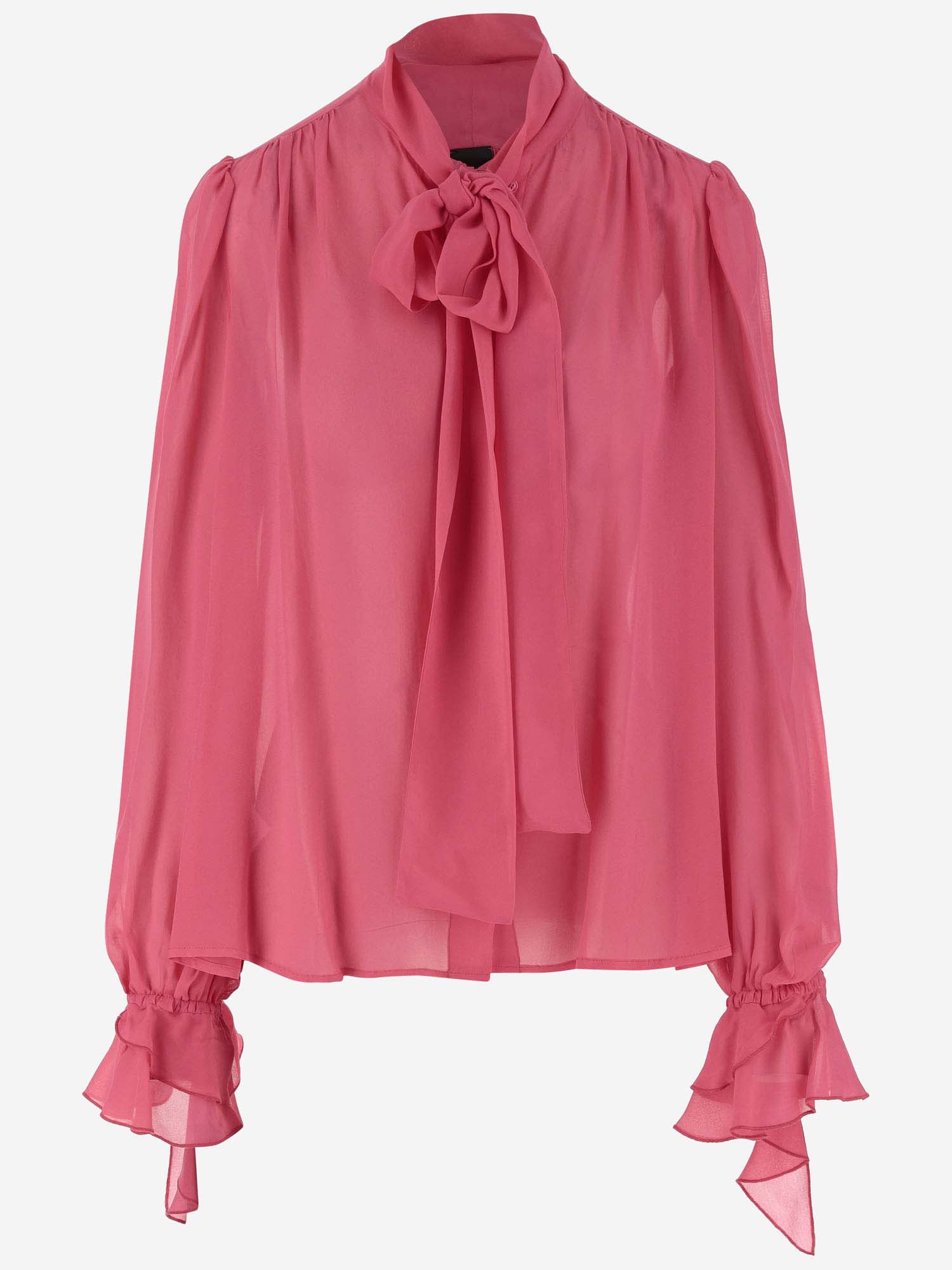 Shop Pinko Viscose Shirt In Pink