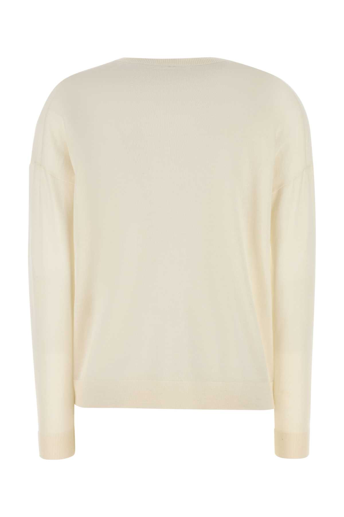 Co V-neck Cashmere Sweater In Neutral