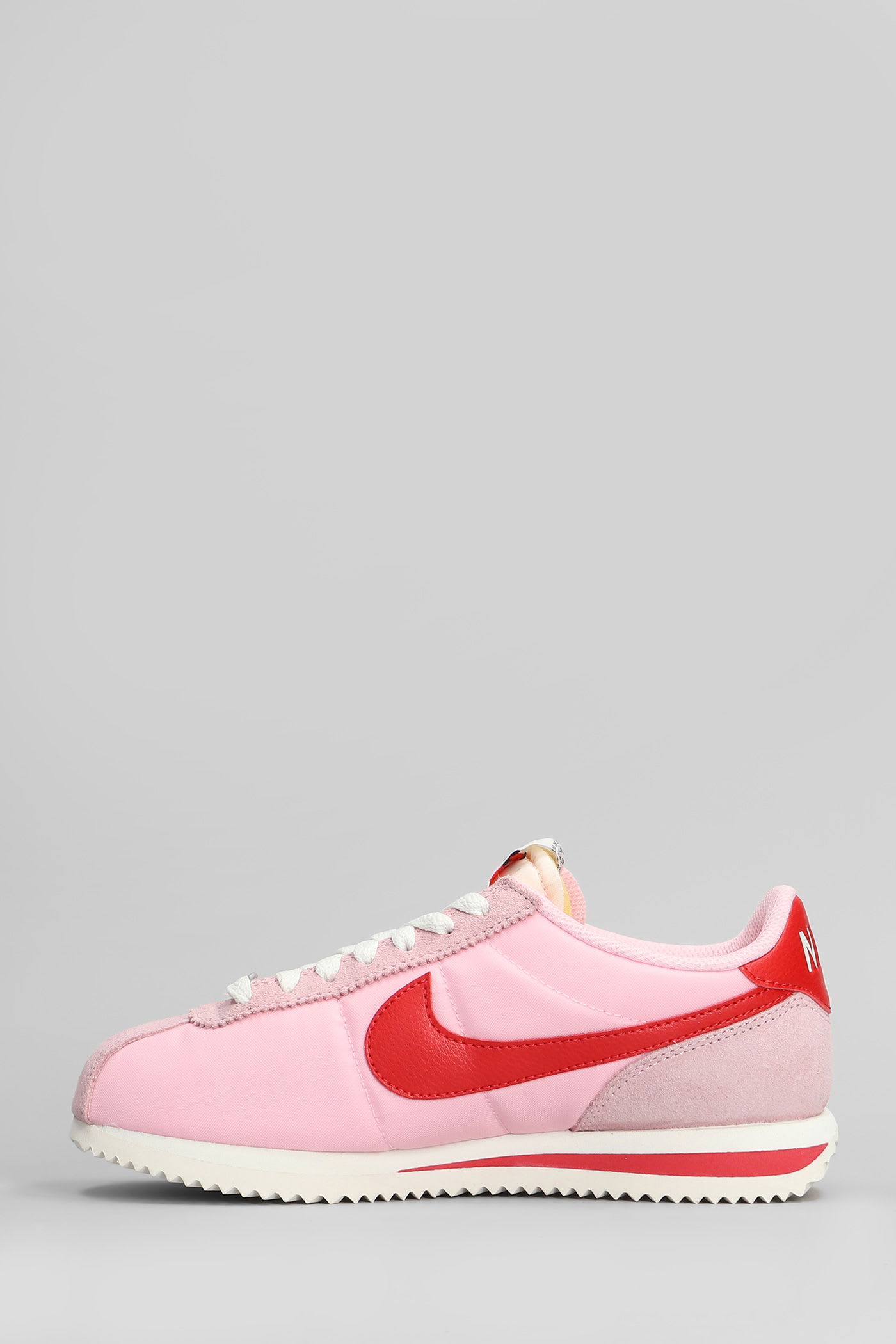 Nike Cortez Txt Sneakers In Rose-pink Suede And Fabric In Pink