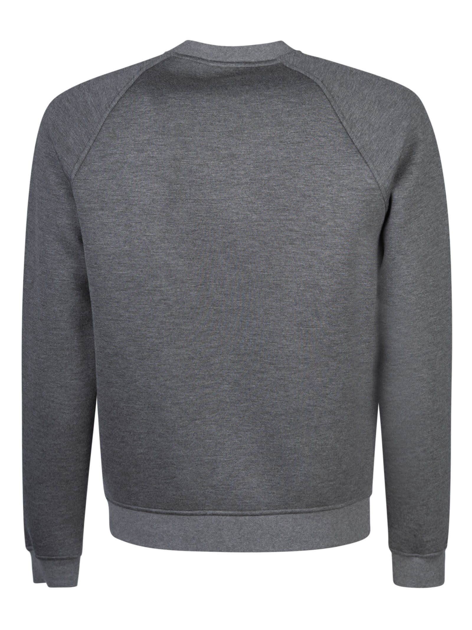 Shop Kiton Knt Logo Sweater In Grey