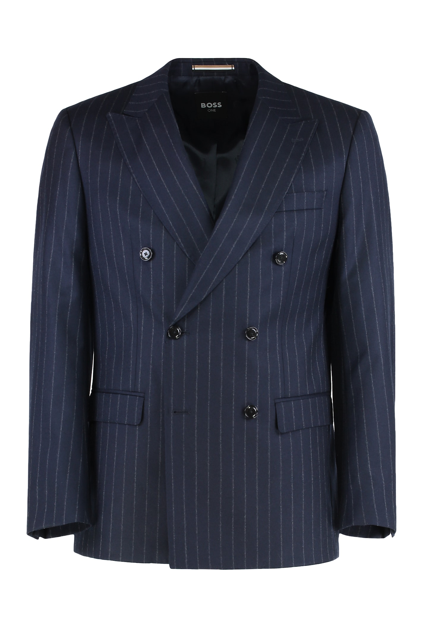 Hugo Boss Boss I Wear A Slim Fit Two-piece Suit Made Of Virgin Wool. In Blue