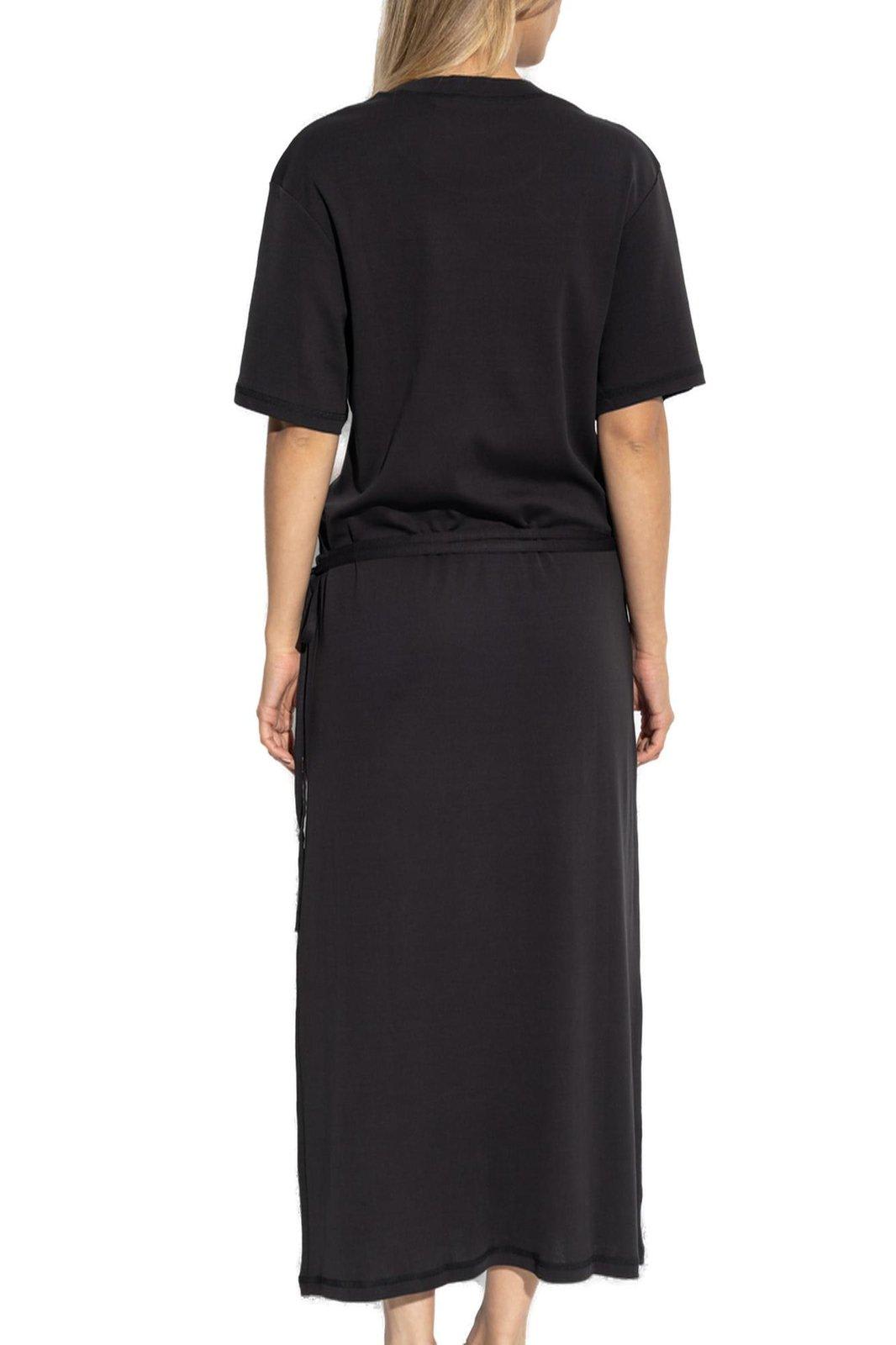 LEMAIRE BELTED CREWNECK T-SHIRT DRESS 