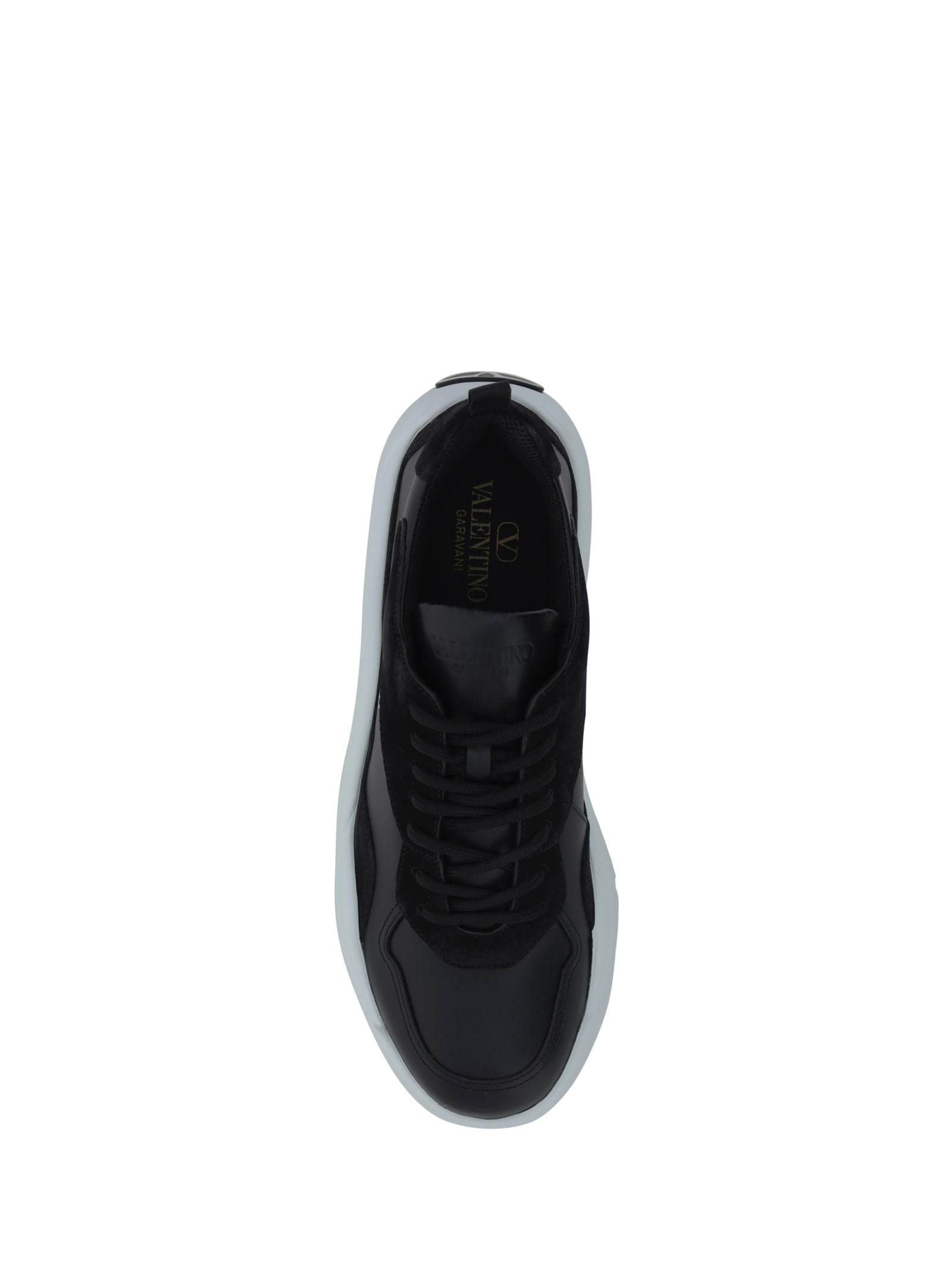 Shop Valentino Garavani Gumboy Sneakers In Nero/nero/bianco-nero-bianco