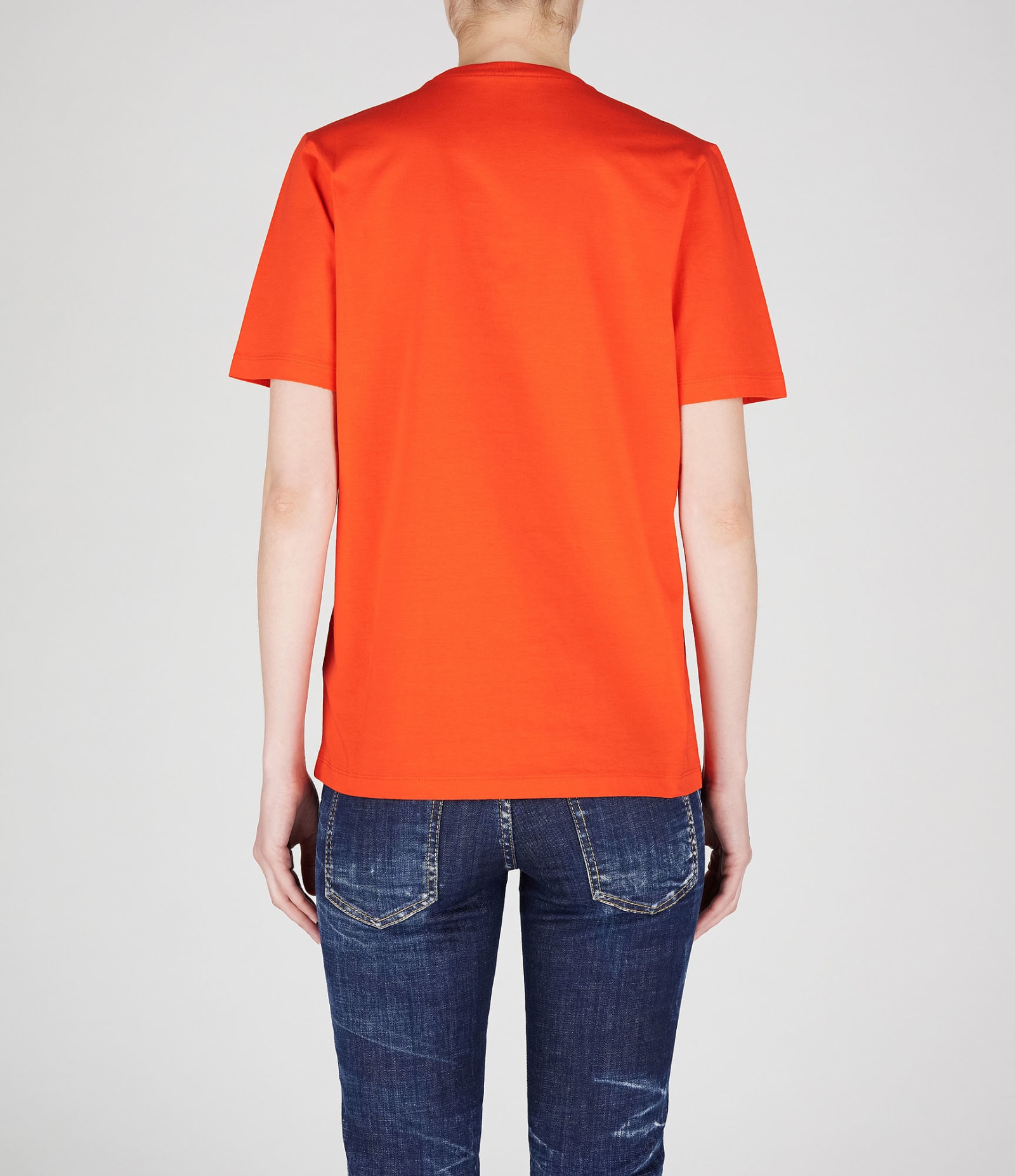Shop Dsquared2 T-shirts In Orange