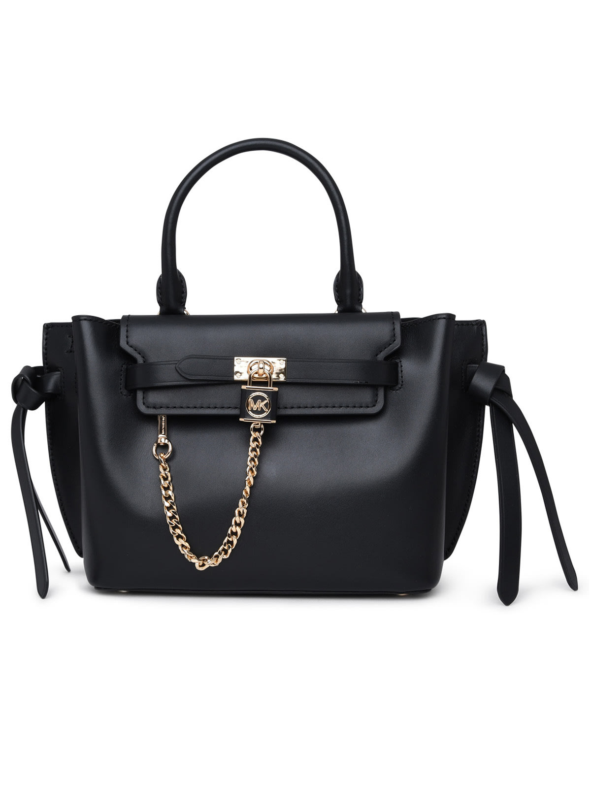 Shop Michael Michael Kors Leather Hamilton Legacy Bag In Black