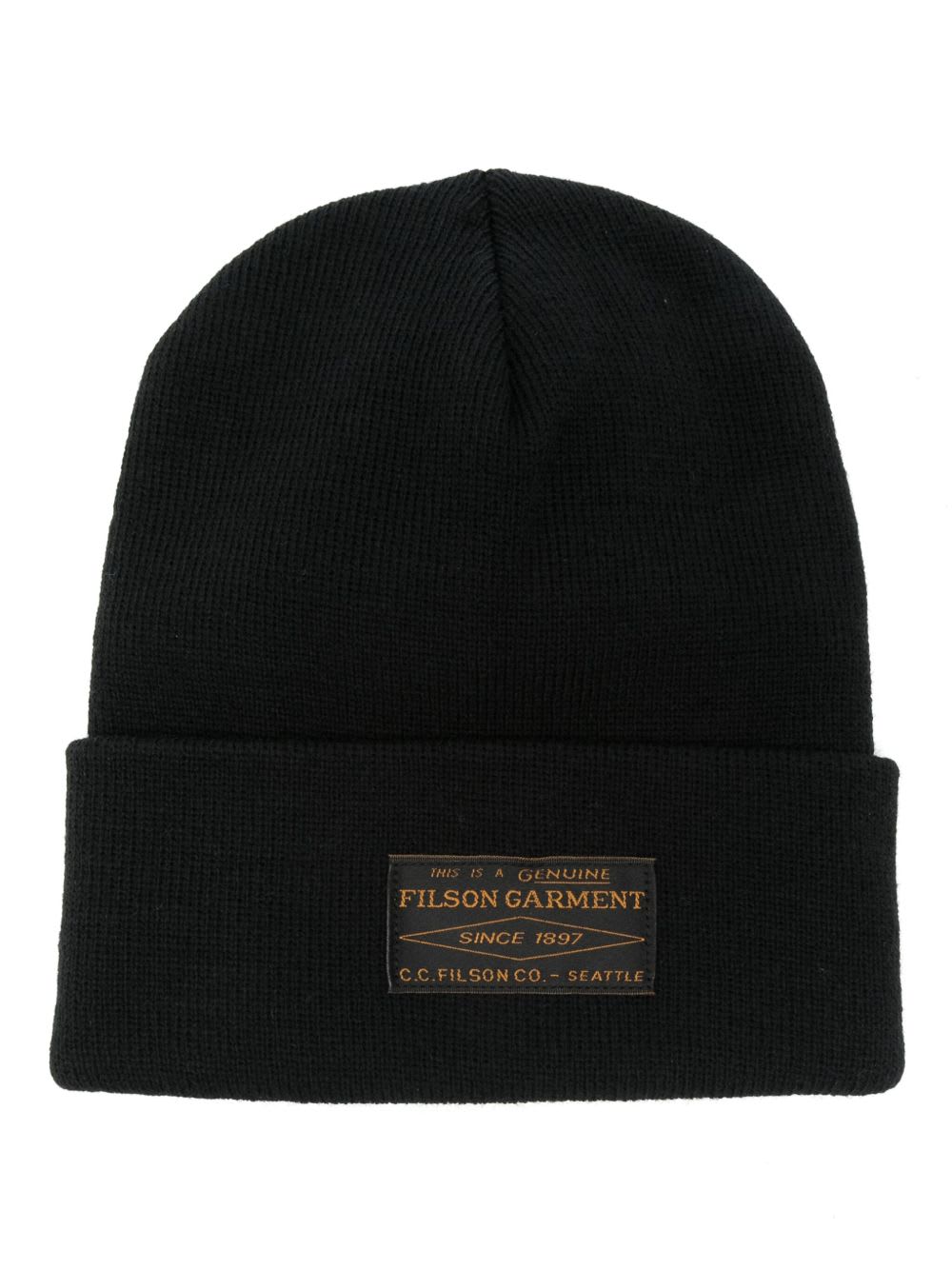 Filson Ballard Watch Beanie Hat In Black