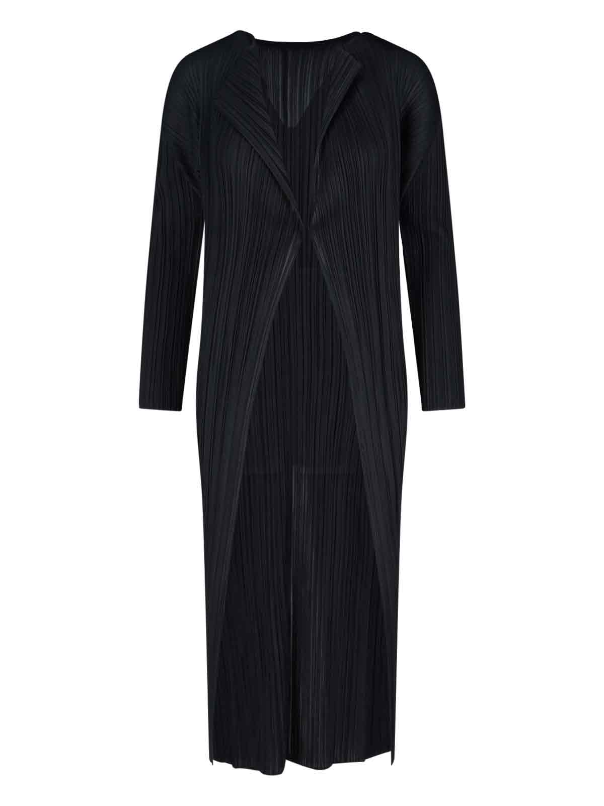 Issey Miyake Pleats Please Sweaters In Black