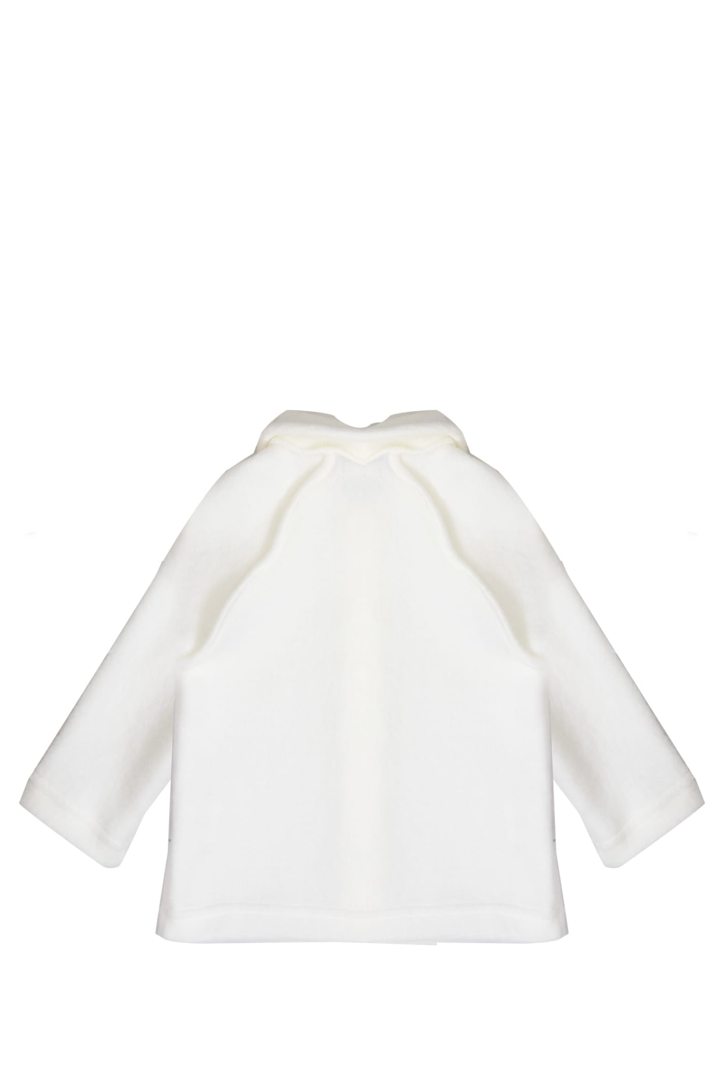 Shop La Stupenderia Cotton Jacket In White
