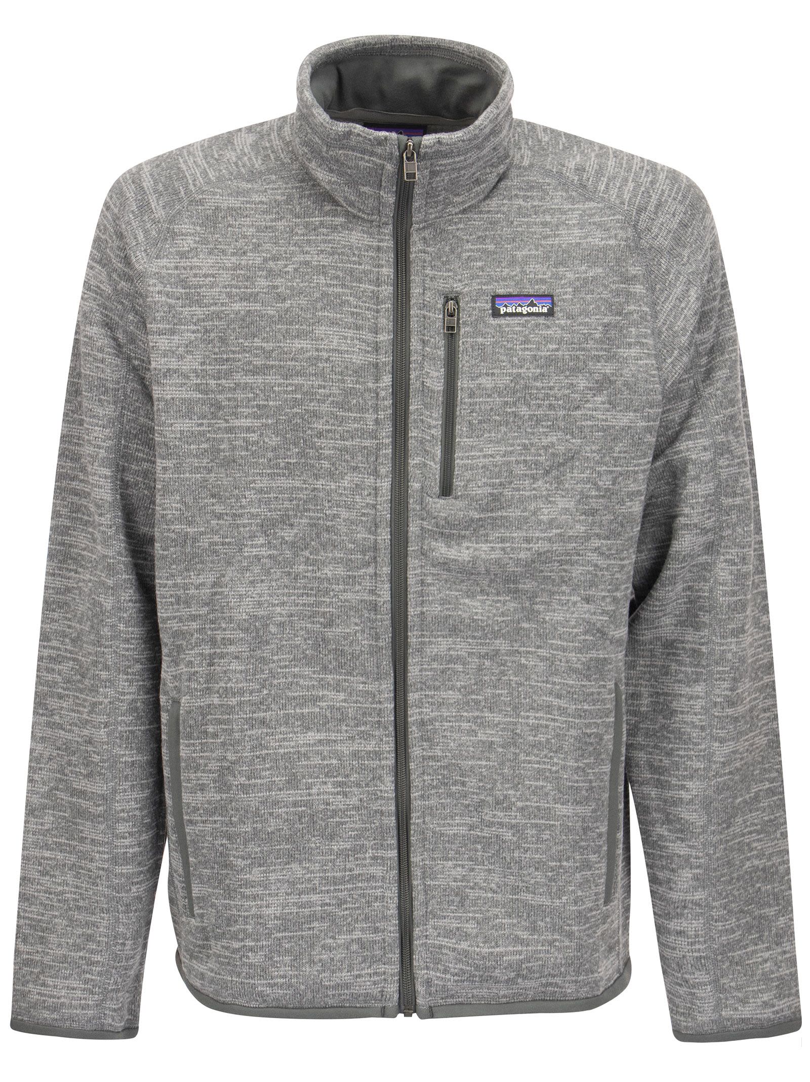 Shop Patagonia Better Sweater Fleece Jacket In Grey