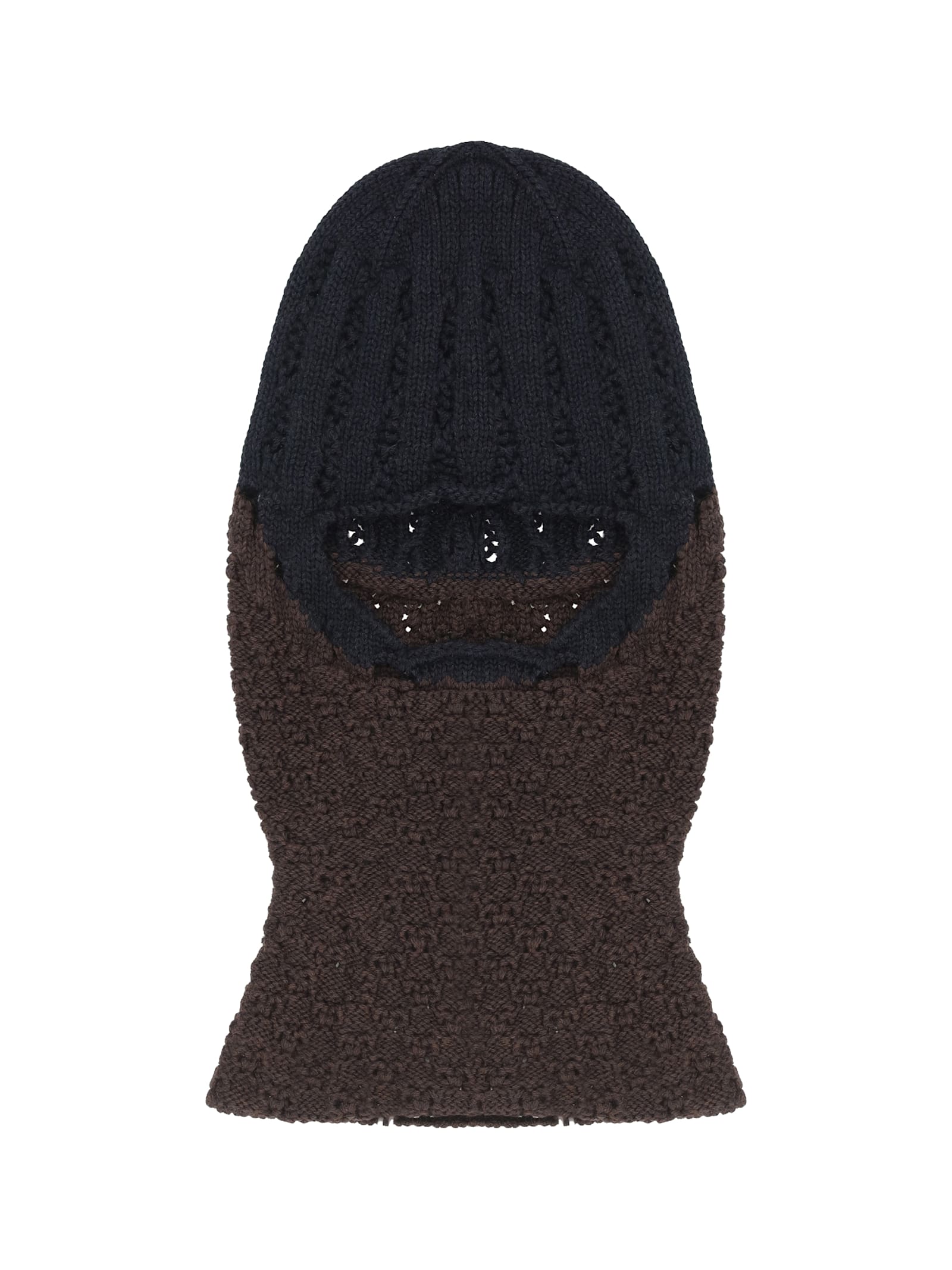 Shop Roa Flower Stitch Balaclava In Black