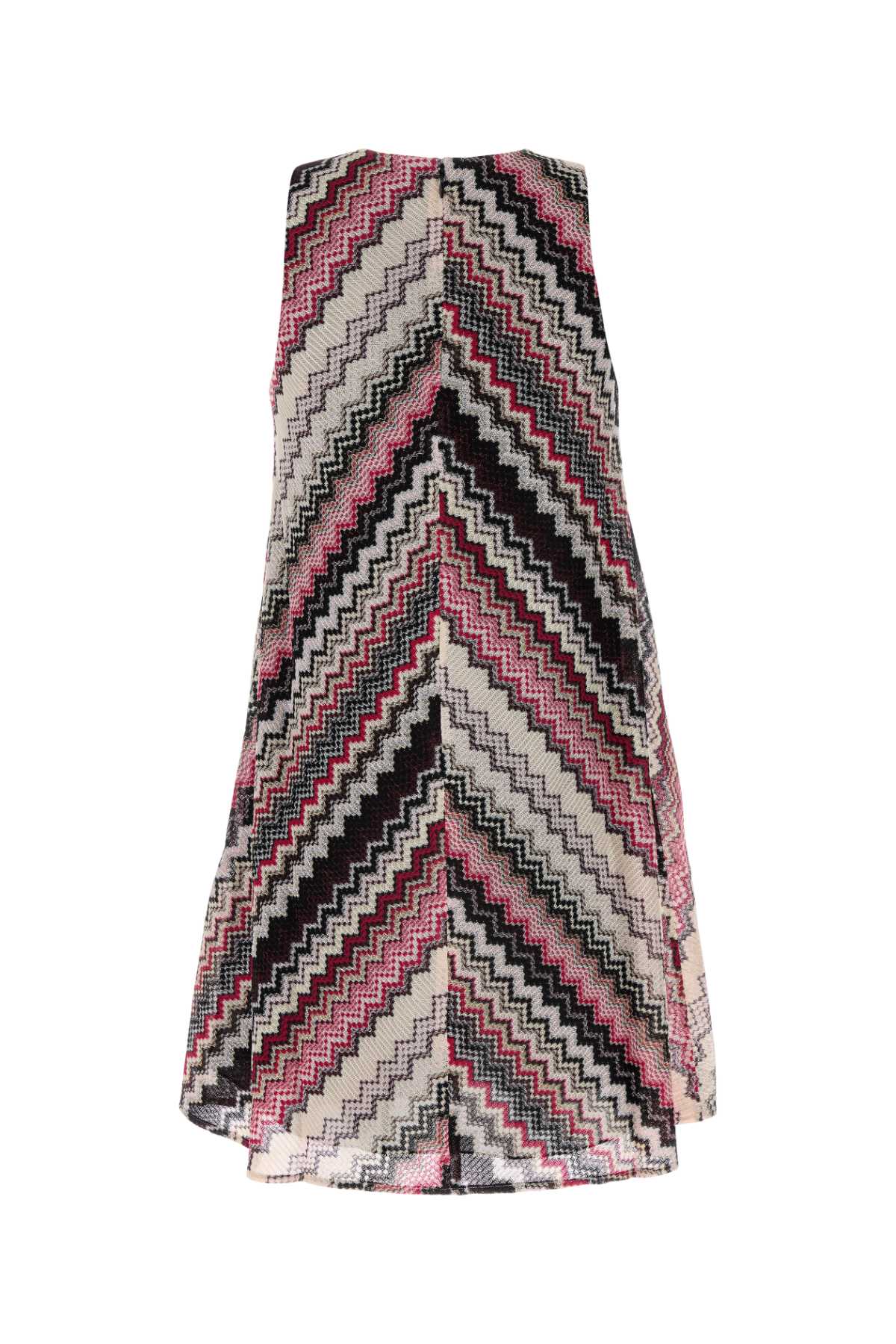 Shop Missoni Embroidered Viscose Blend Mini Dress In Multipinkbeigedark
